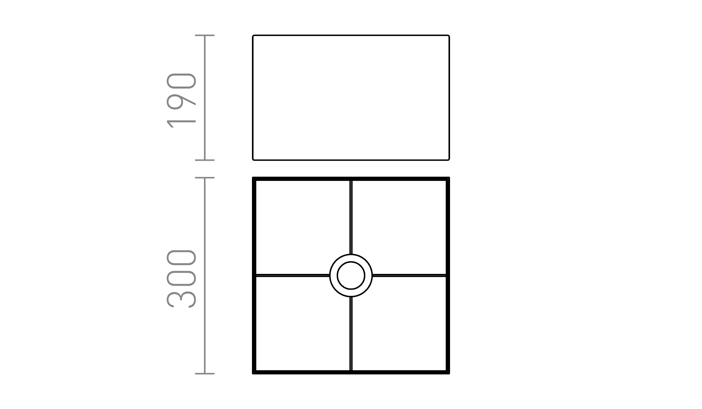 TEMPO 30/19 αμπαζούρ - Product sketch