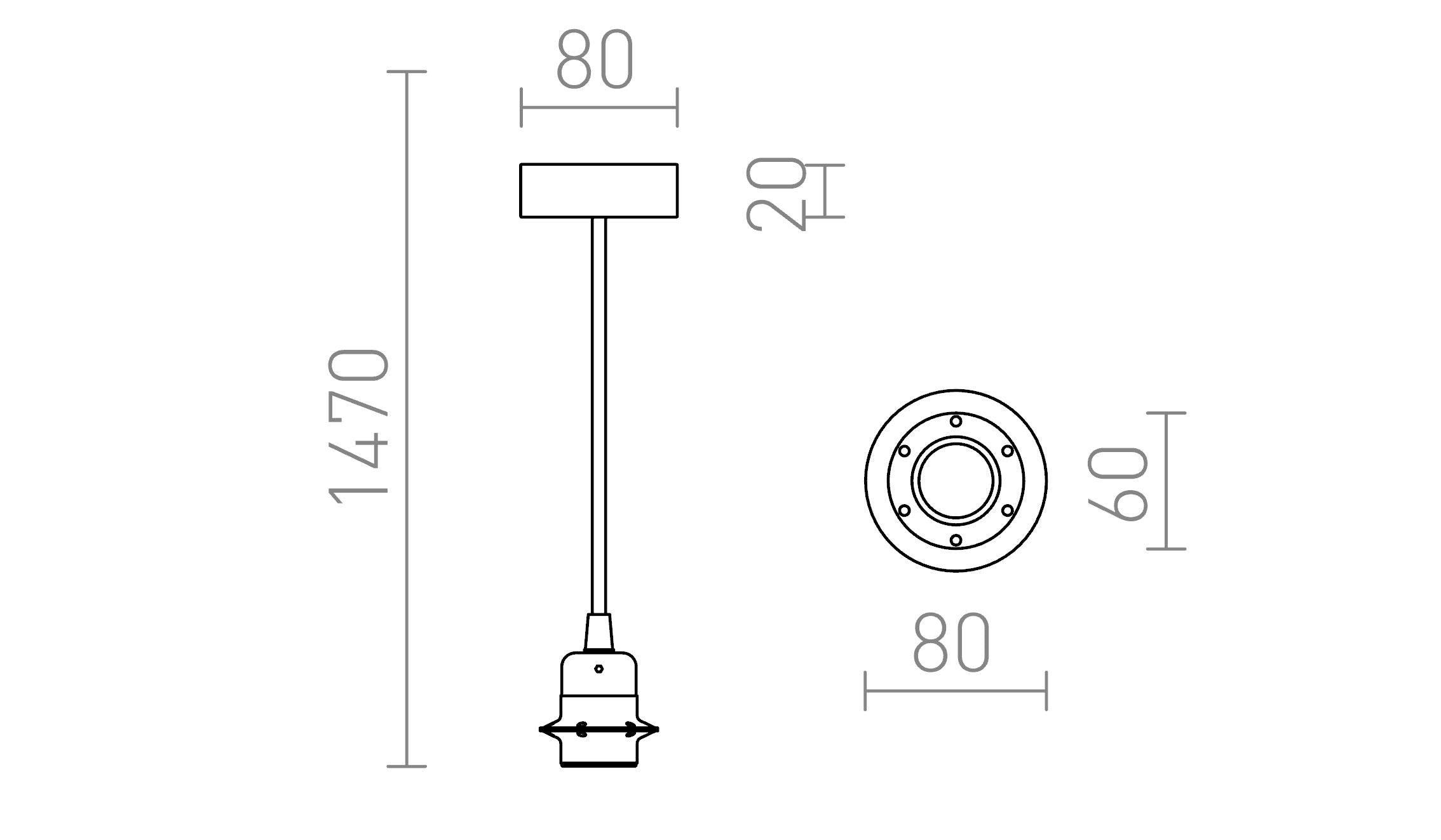 HEX σετ κρεμαστών ΜΒ+ΜΚΑ+ΧΡΥΠ+ΧΡΠ1 - Product sketch