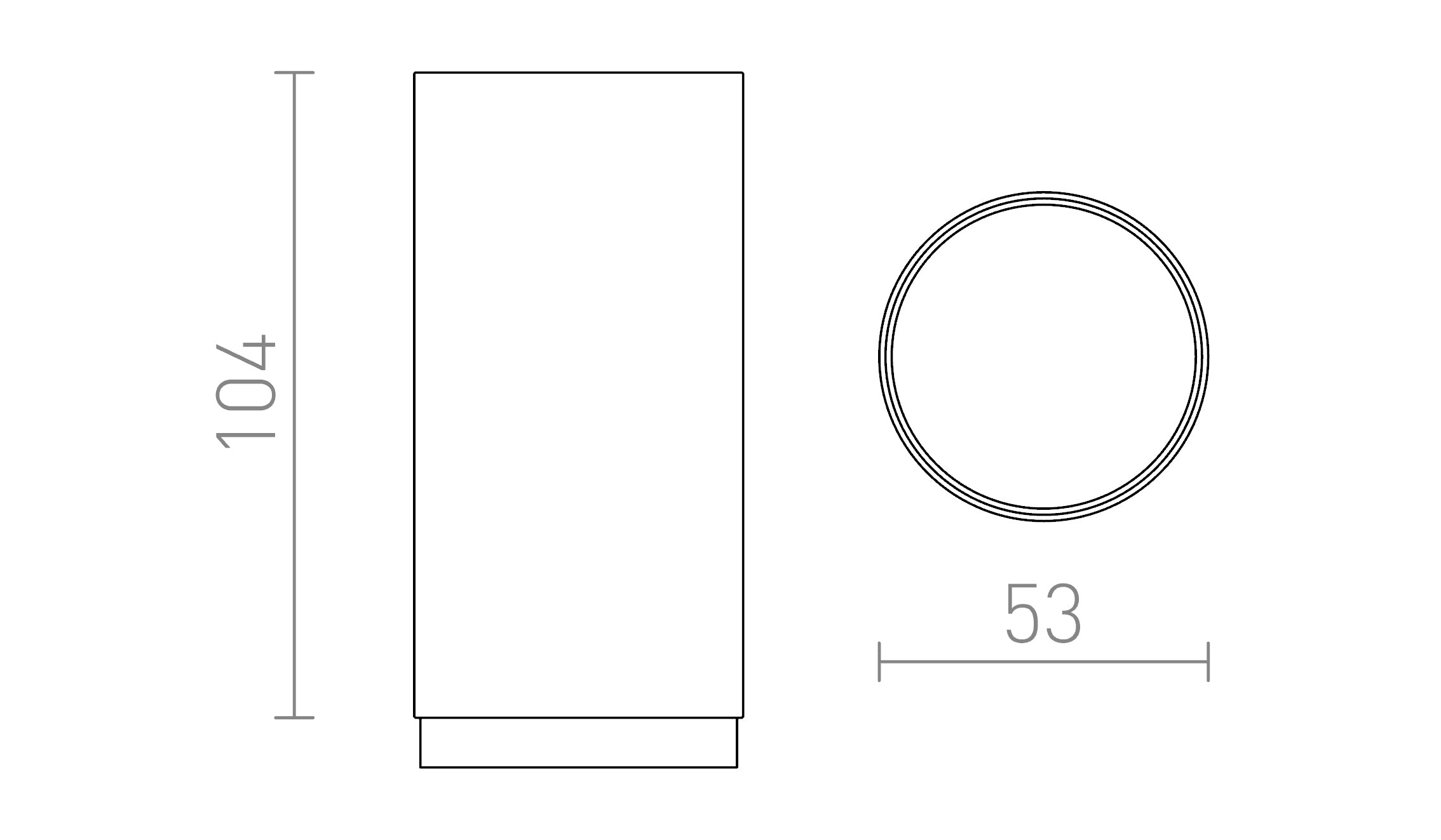 BOGARD dodatak za viseću lampu - Product sketch