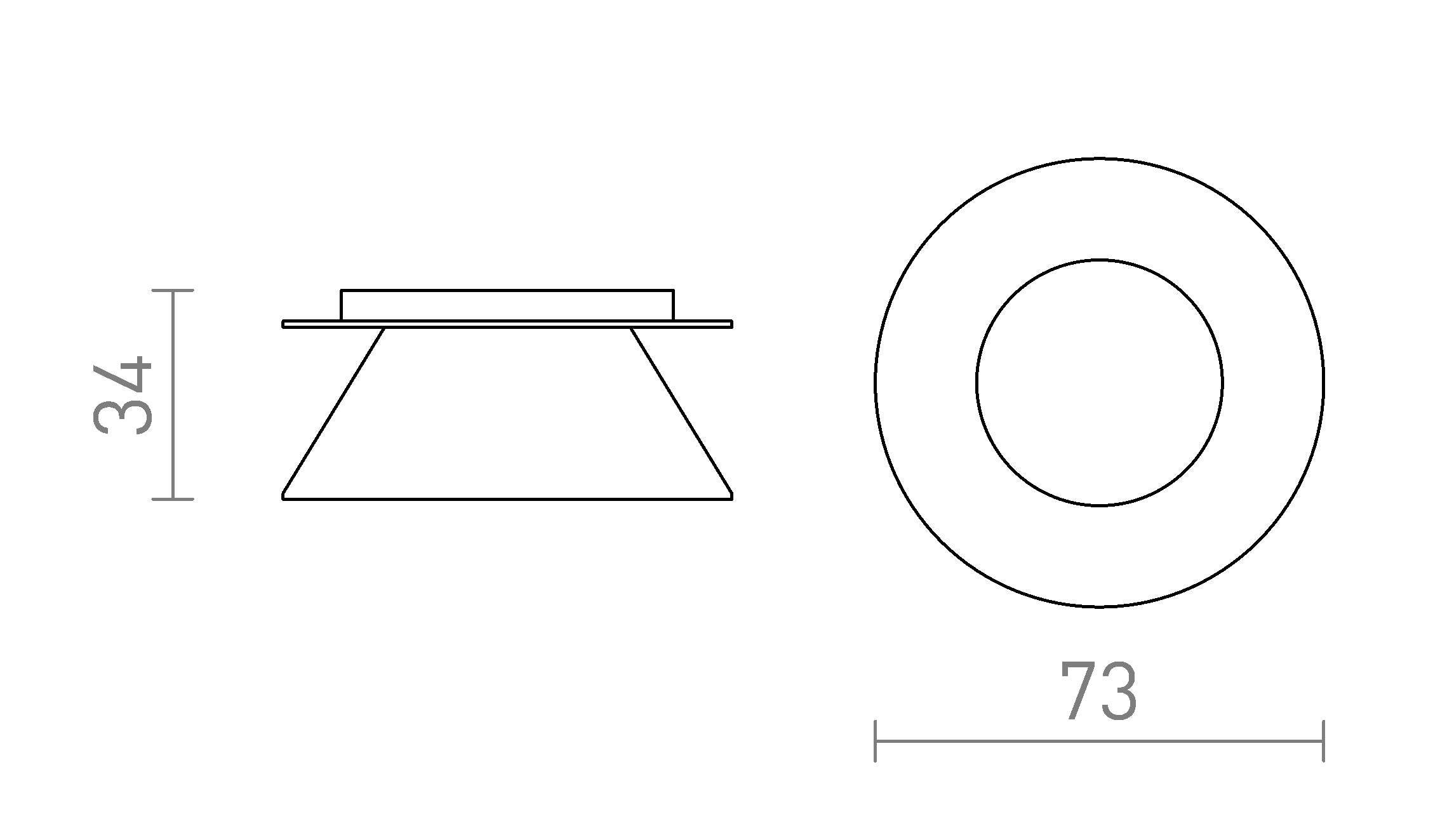 CANTO Pantalla interior decorativa - Product sketch