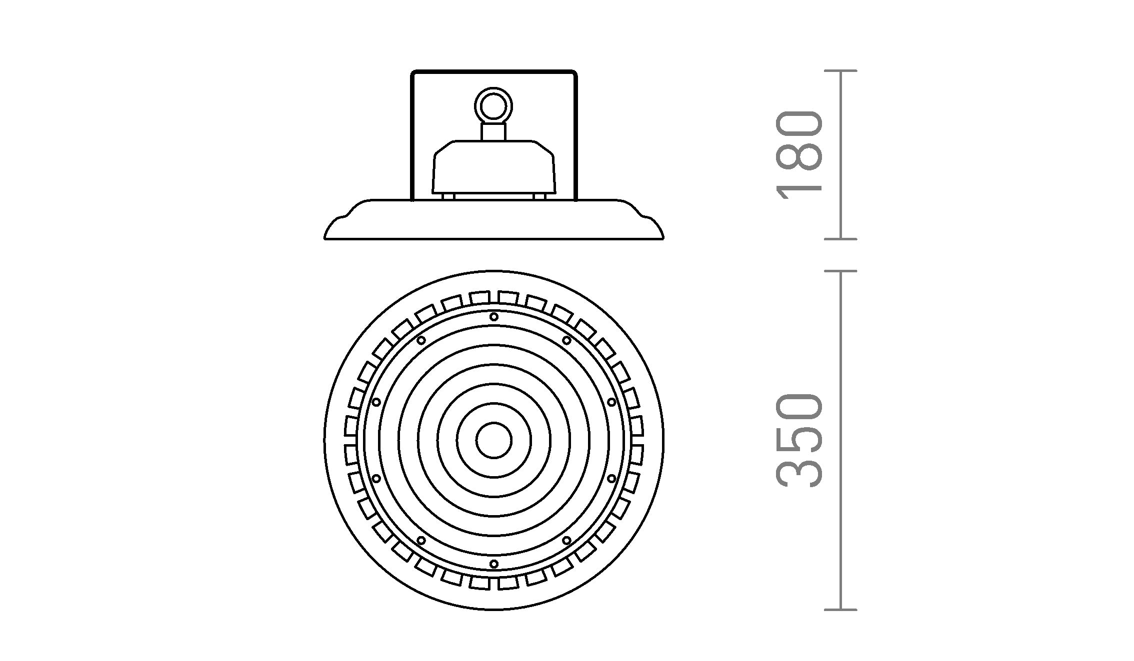 MEGALOS PRO 35 Körper - Product sketch
