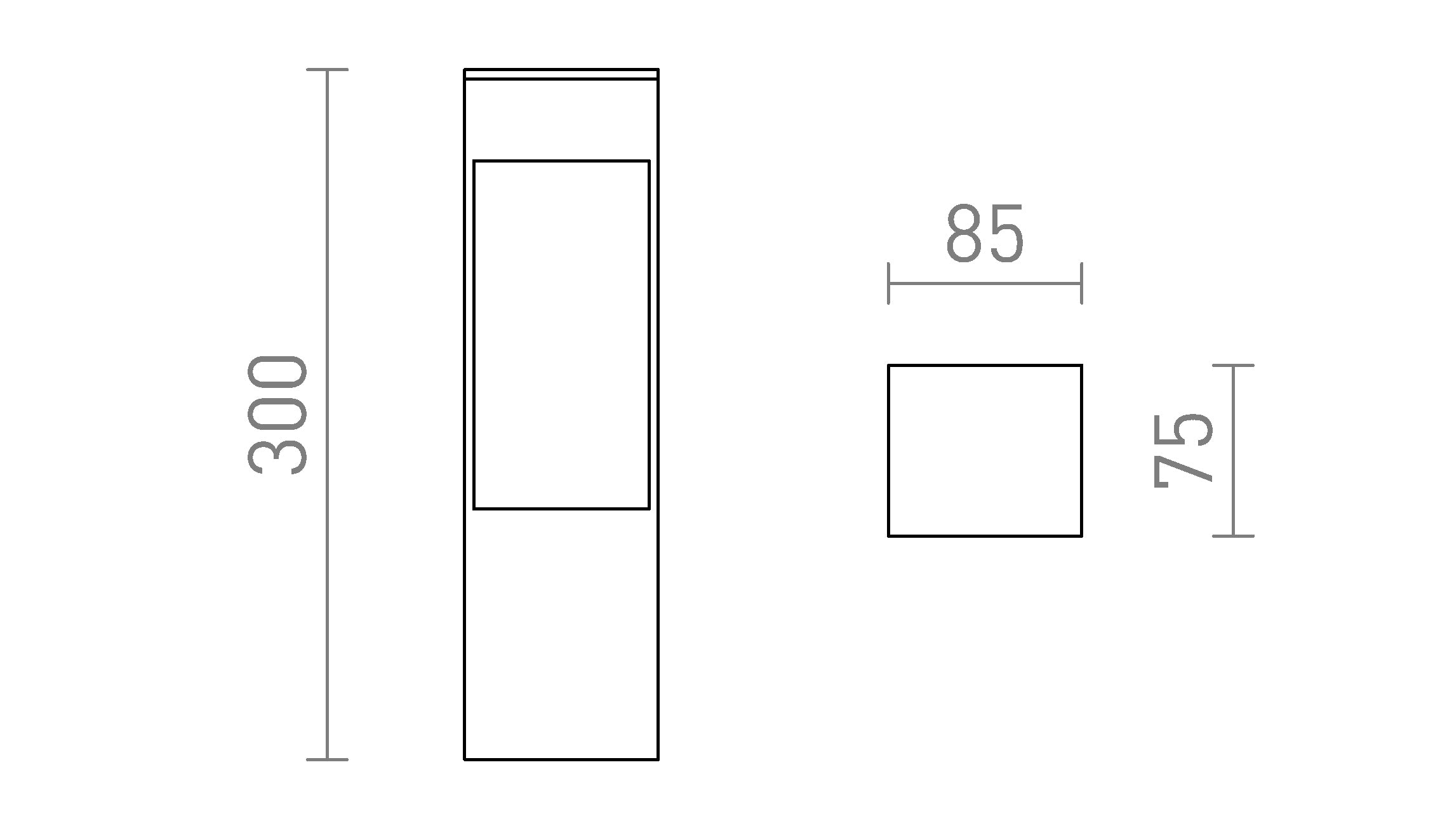 TORIN 30 podłogowa lampa - Product sketch