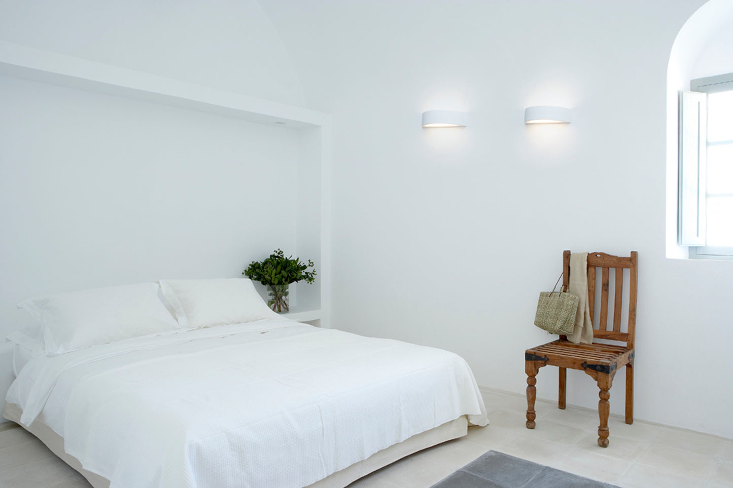 RENDL wall lamp CRESCENT wall plaster 230V R7s 78mm 12W R10266 3