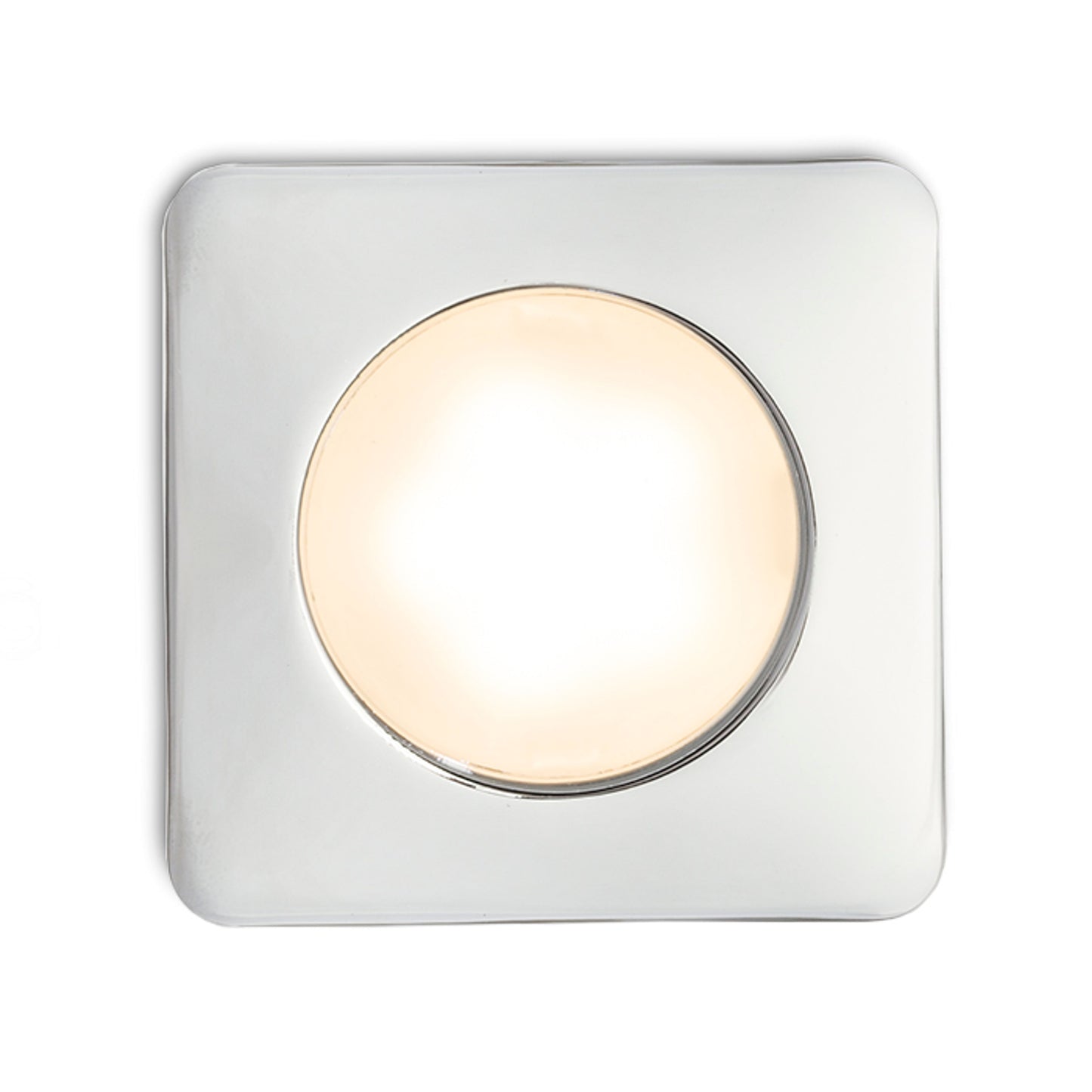 RENDL recessed light INEZ SQ chrome 12V= LED 3W IP44 3000K R10587 2