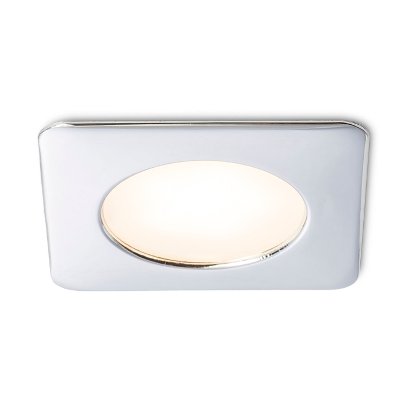 RENDL recessed light INEZ SQ chrome 12V= LED 3W IP44 3000K R10587 5