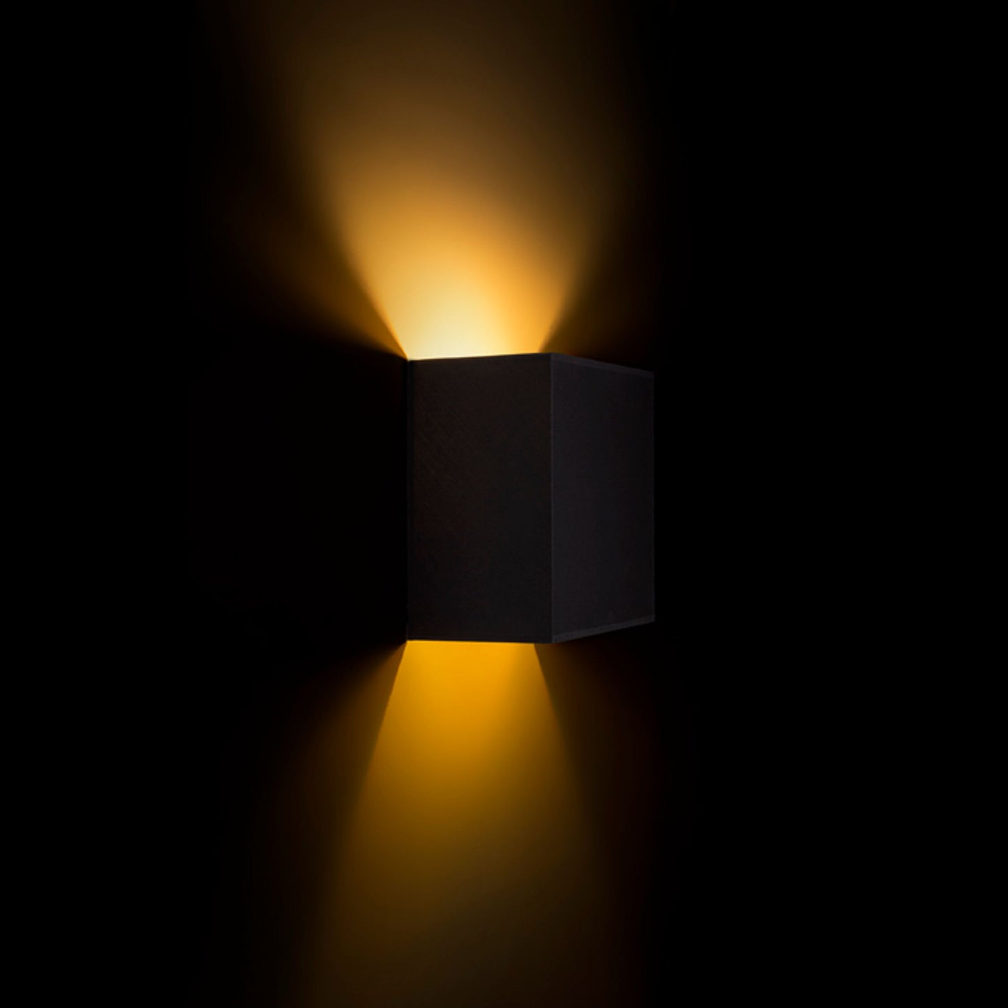 RENDL wall lamp LOPE W 25/14 wall Polycotton black/golden foil 230V LED E27 15W R11365 8