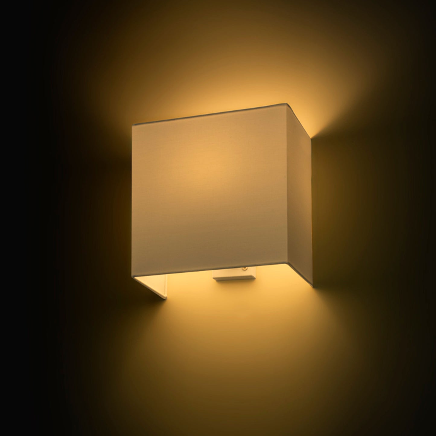 RENDL wall lamp LOPE W 25/14 wall Polycotton white/white PVC 230V LED E27 15W R11504 2