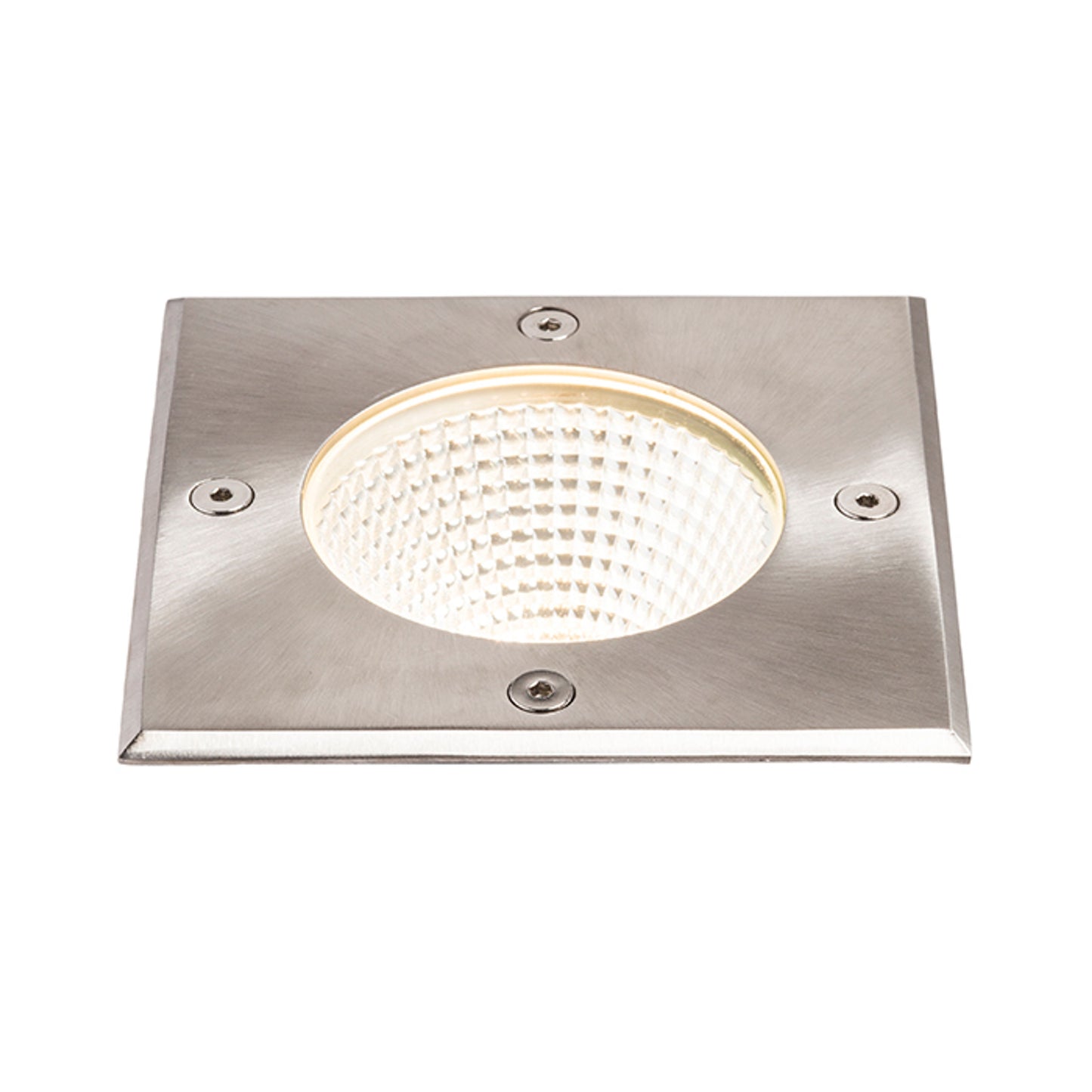 RENDL outdoor lamp RIZZ SQ 125 stainless steel 230V LED 7W 41° IP67 3000K R11962 2