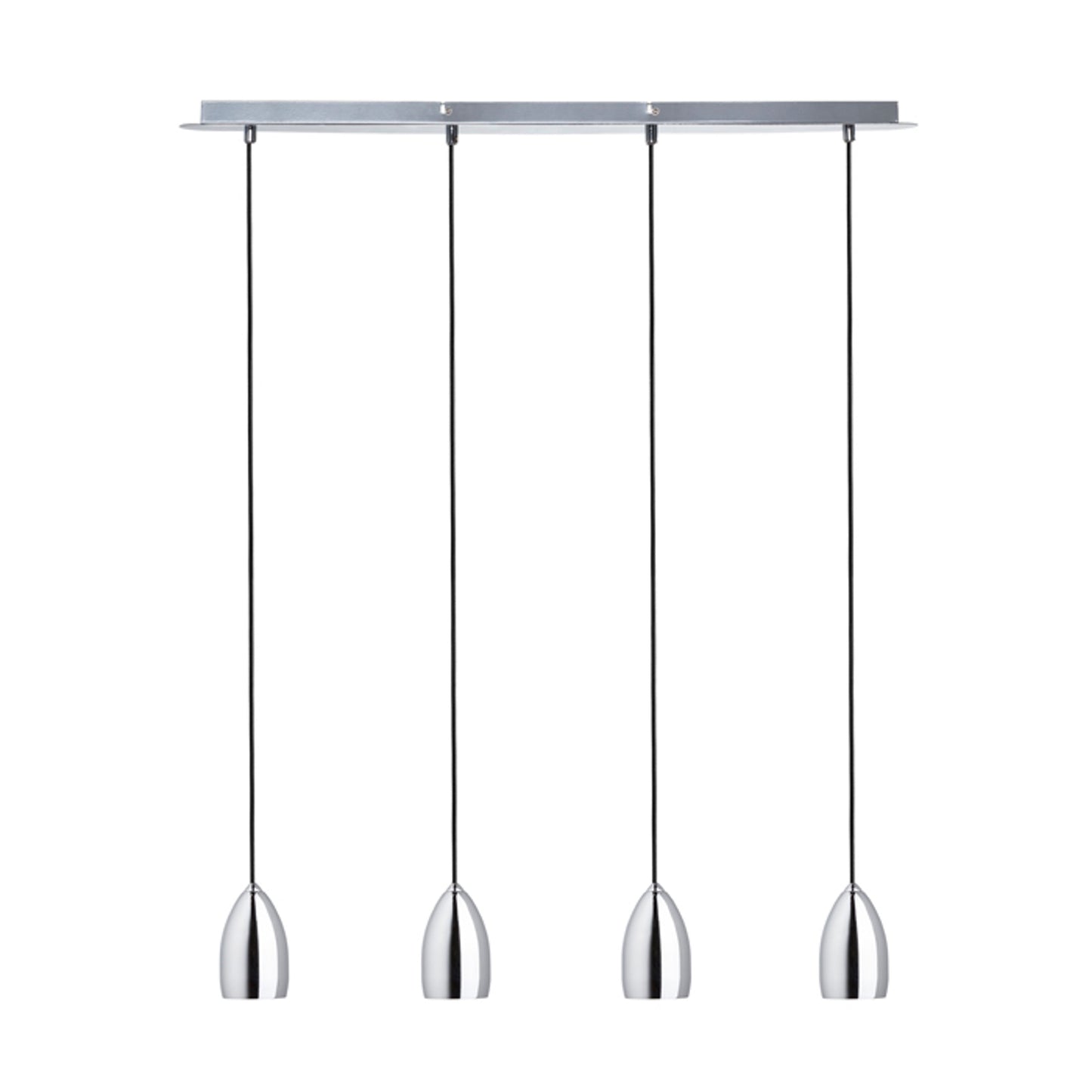 RENDL pendant lamp BABADES IV pendant chrome 230V GU10 4x35W R12083 2