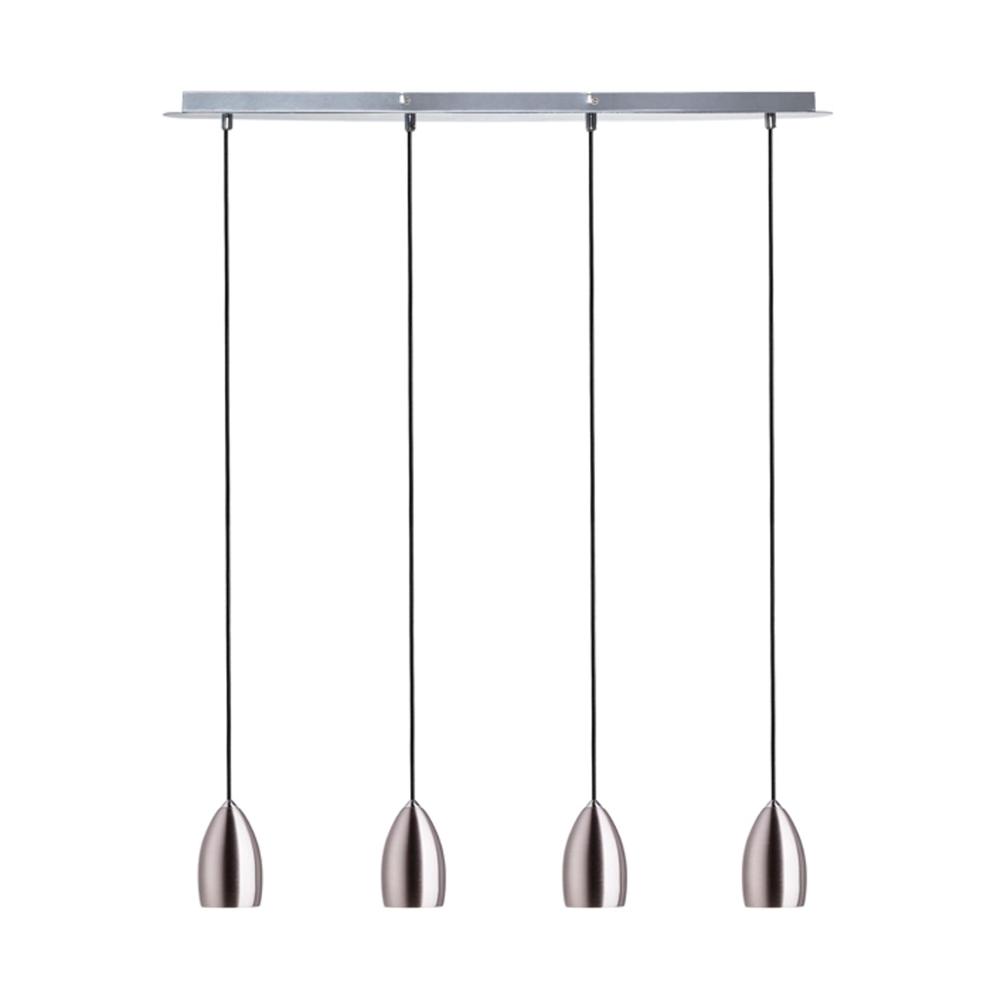 RENDL pendant lamp BABADES IV pendant matt nickel 230V GU10 4x35W R12084 2
