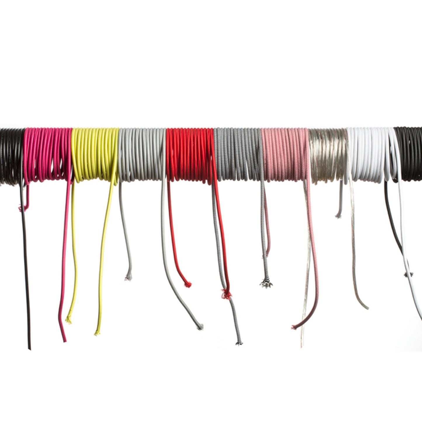 RENDL shades, shade bases, pendent sets FIT 3x0,75 PPM textile cable red R12224 4