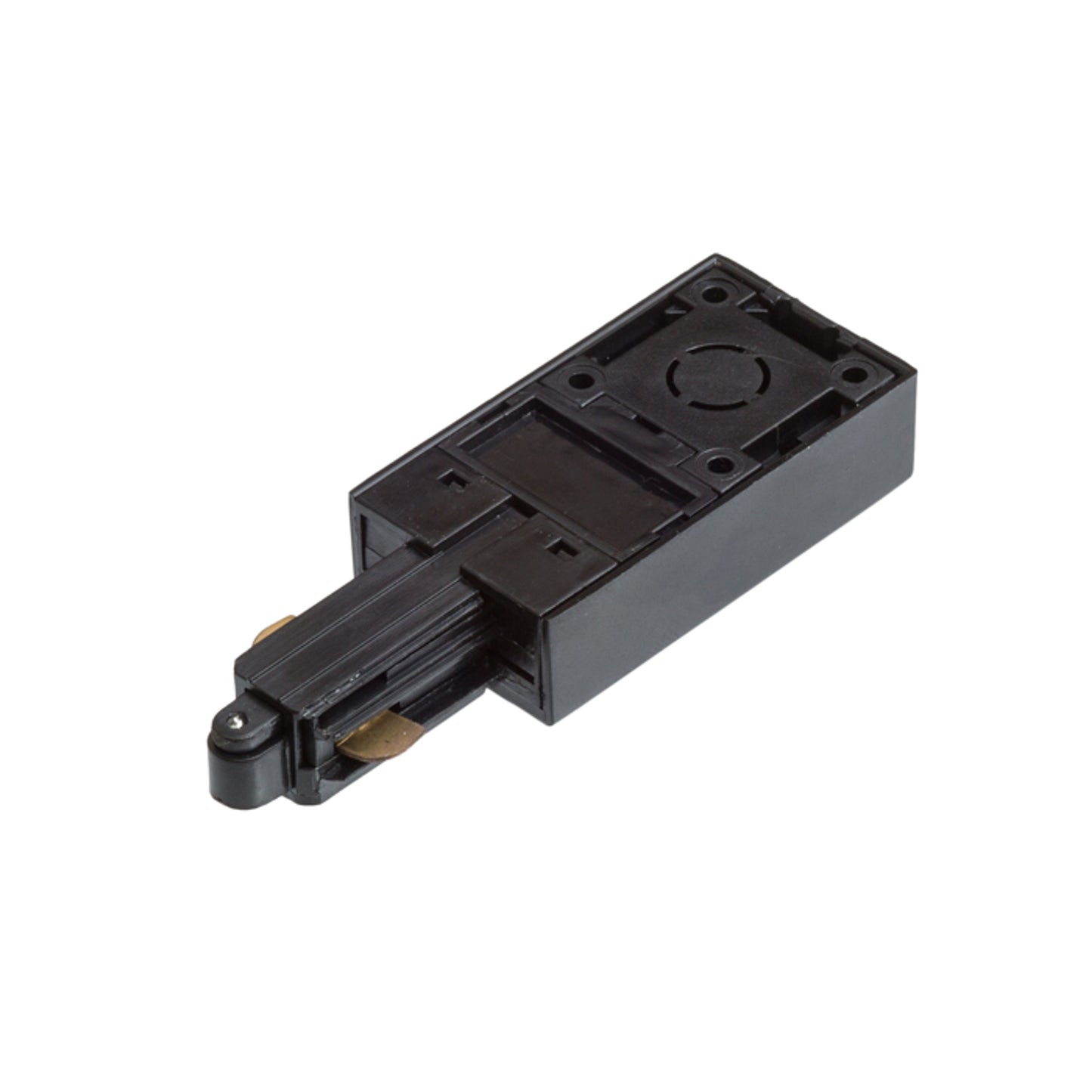 RENDL 1-circuit track system 1F feed-in, polarity right black 230V R12288 2