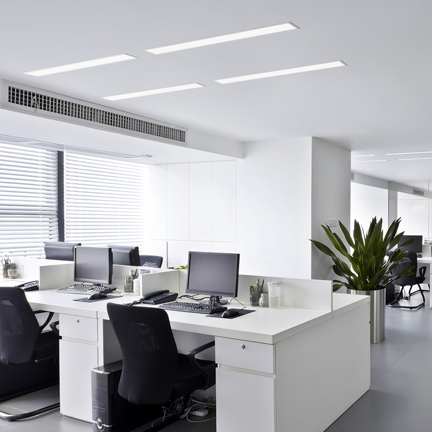 RENDL recessed light PESANTE 90 recessed white 230V LED 40W 3000K R12722 2