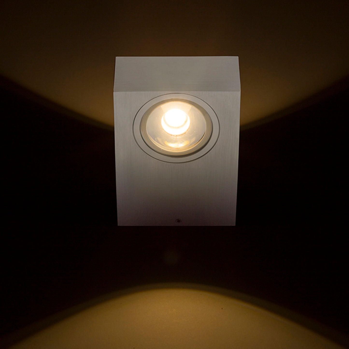 RENDL outdoor lamp KORSO II wall brushed aluminum 230V LED 2x3W 120° IP54 3000K R12831 6