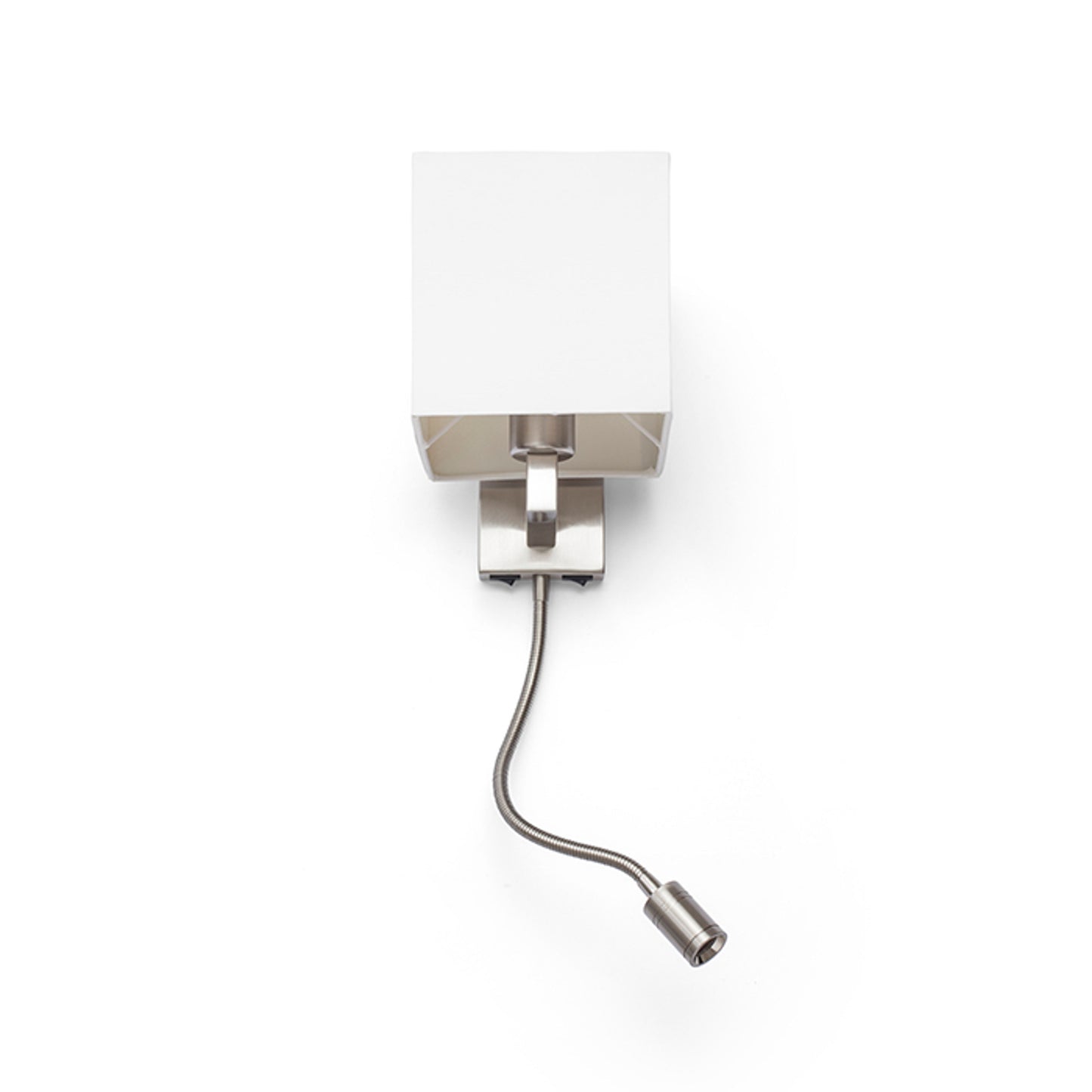 RENDL wall lamp TAINA with shade white matt nickel 230V LED E27 LED 15+3W 25° 3000K R12956 3