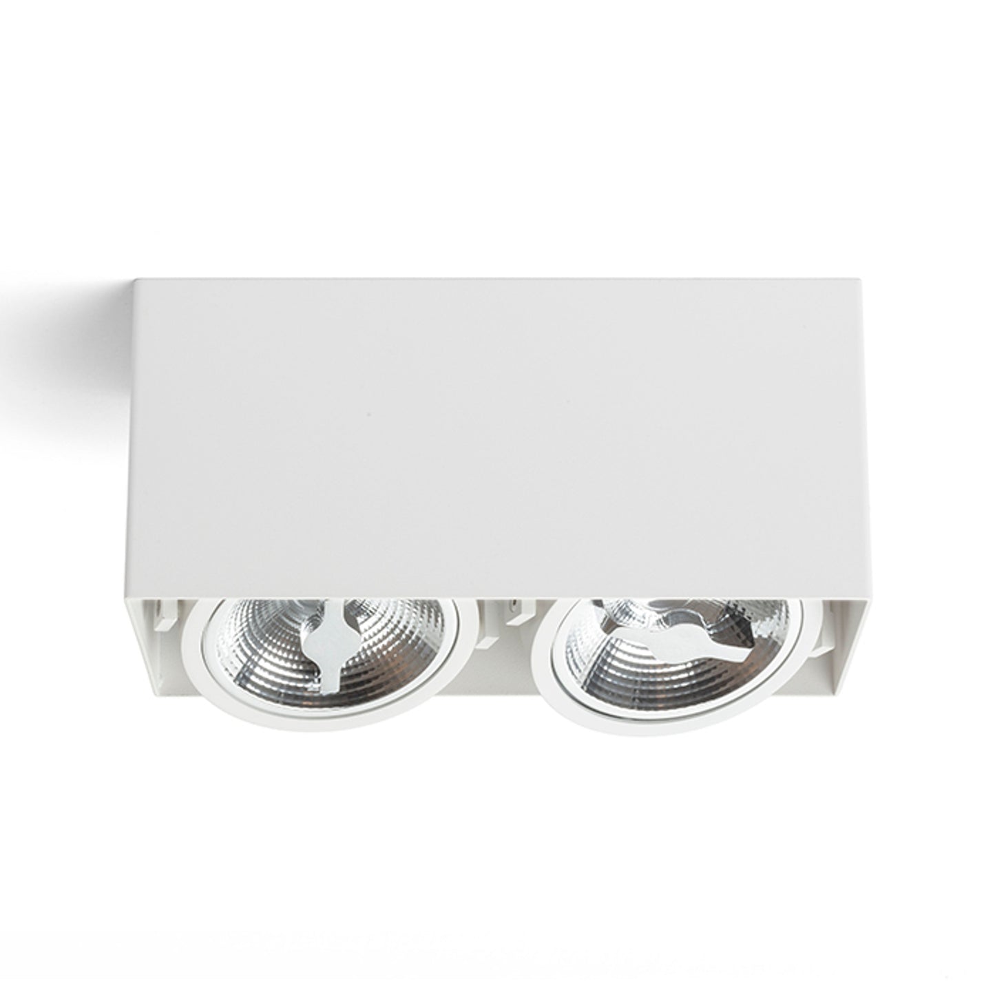 RENDL surface mounted lamp JAMES II DIMM ceiling matt white 230V LED 2x15W 24° 3000K R13362 3