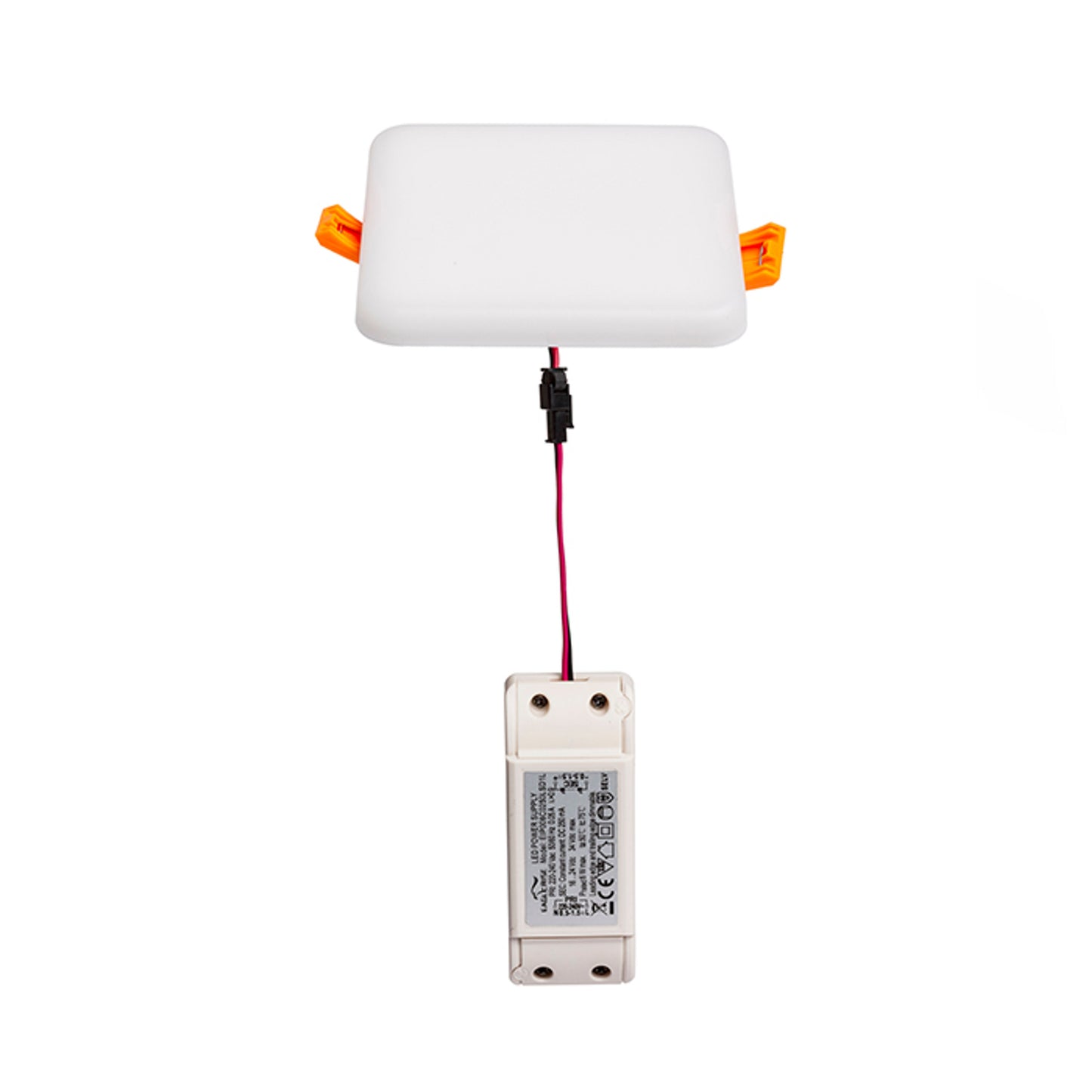 RENDL recessed light BELI SQ 10 recessed frosted acrylic 230V LED 6W IP65 3000K R13521 5