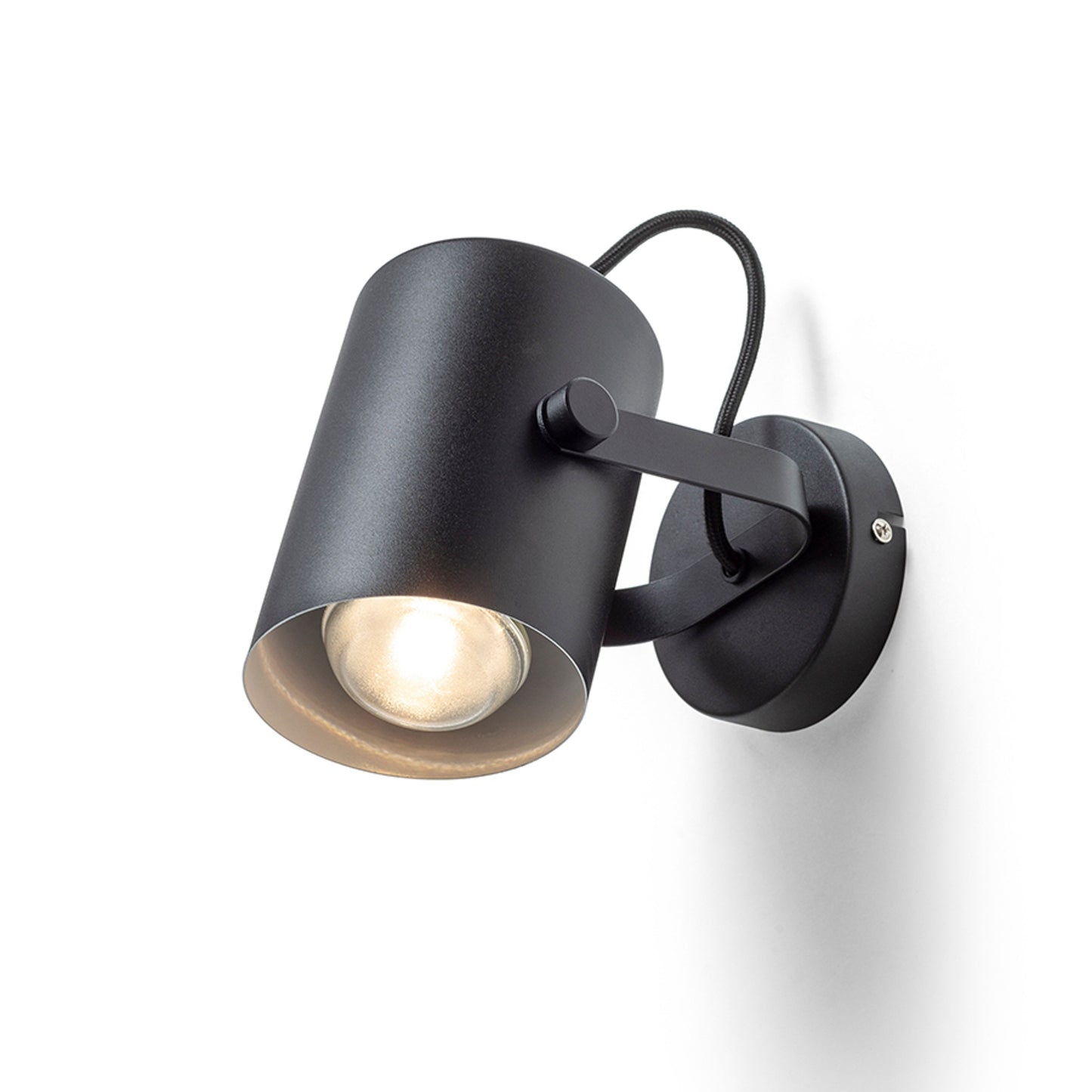 RENDL spotlight HAREN surface mounted black 230V LED E27 15W R13613 2