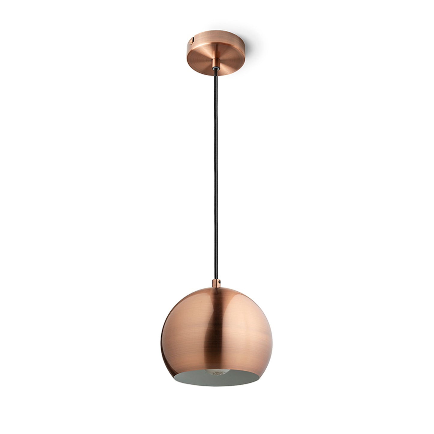 RENDL pendant lamp AGNETA pendant brushed copper 230V LED E27 11W R13900 5