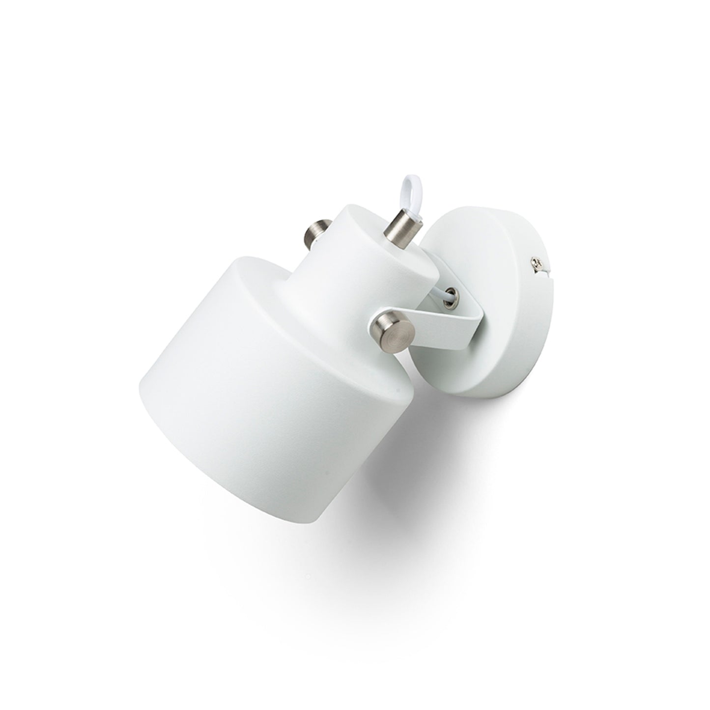 RENDL spotlight CELEIA surface mounted matte white matt nickel 230V LED E27 11W R13901 2
