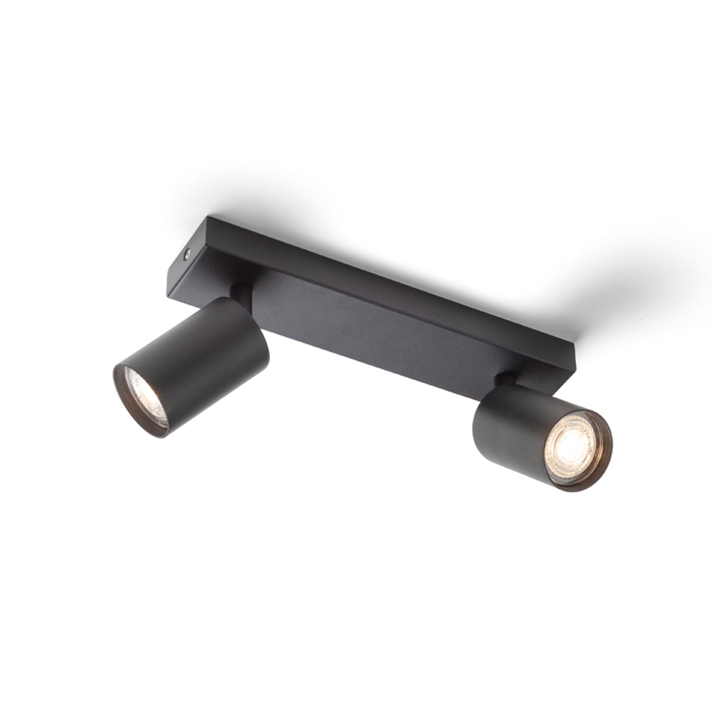 RENDL spotlight DUDE II surface mounted black 230V LED GU10 2x9W R13923 5