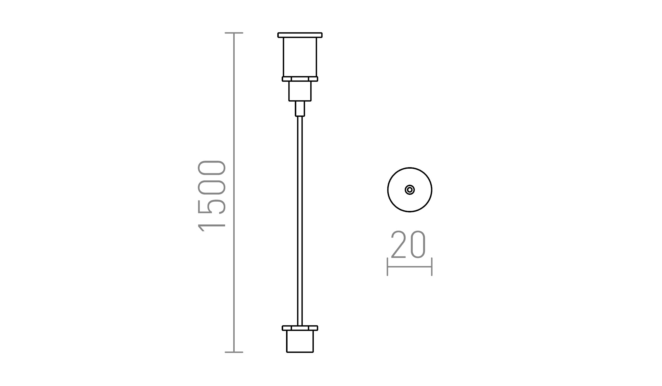 EUTRAC ΚΑΛΩΔΙΟ ΑΝΑΡΤΗΣΗΣ - Product sketch