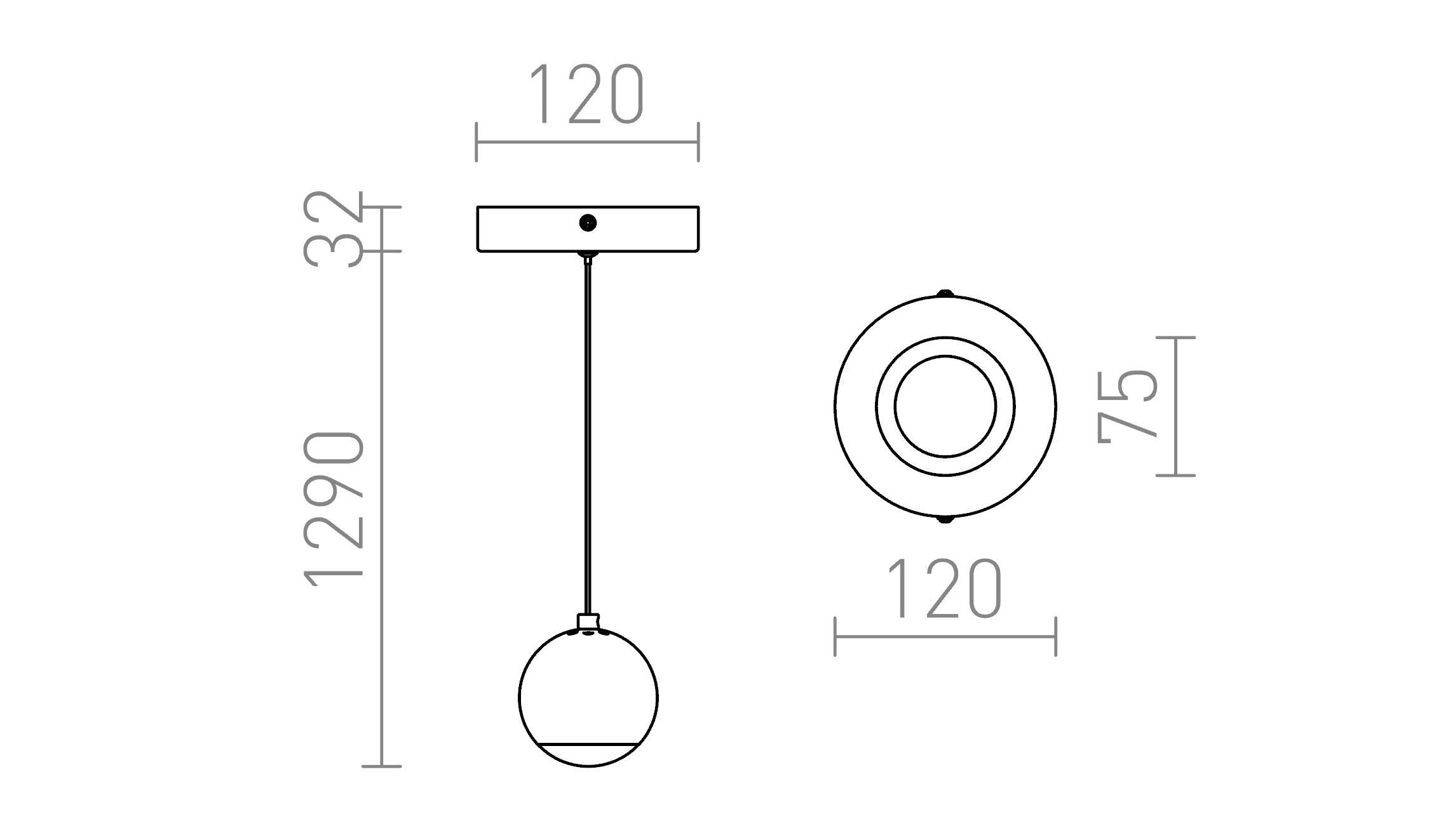 GLOSSY ΚΡΕΜΑΣΤΟ - Product sketch