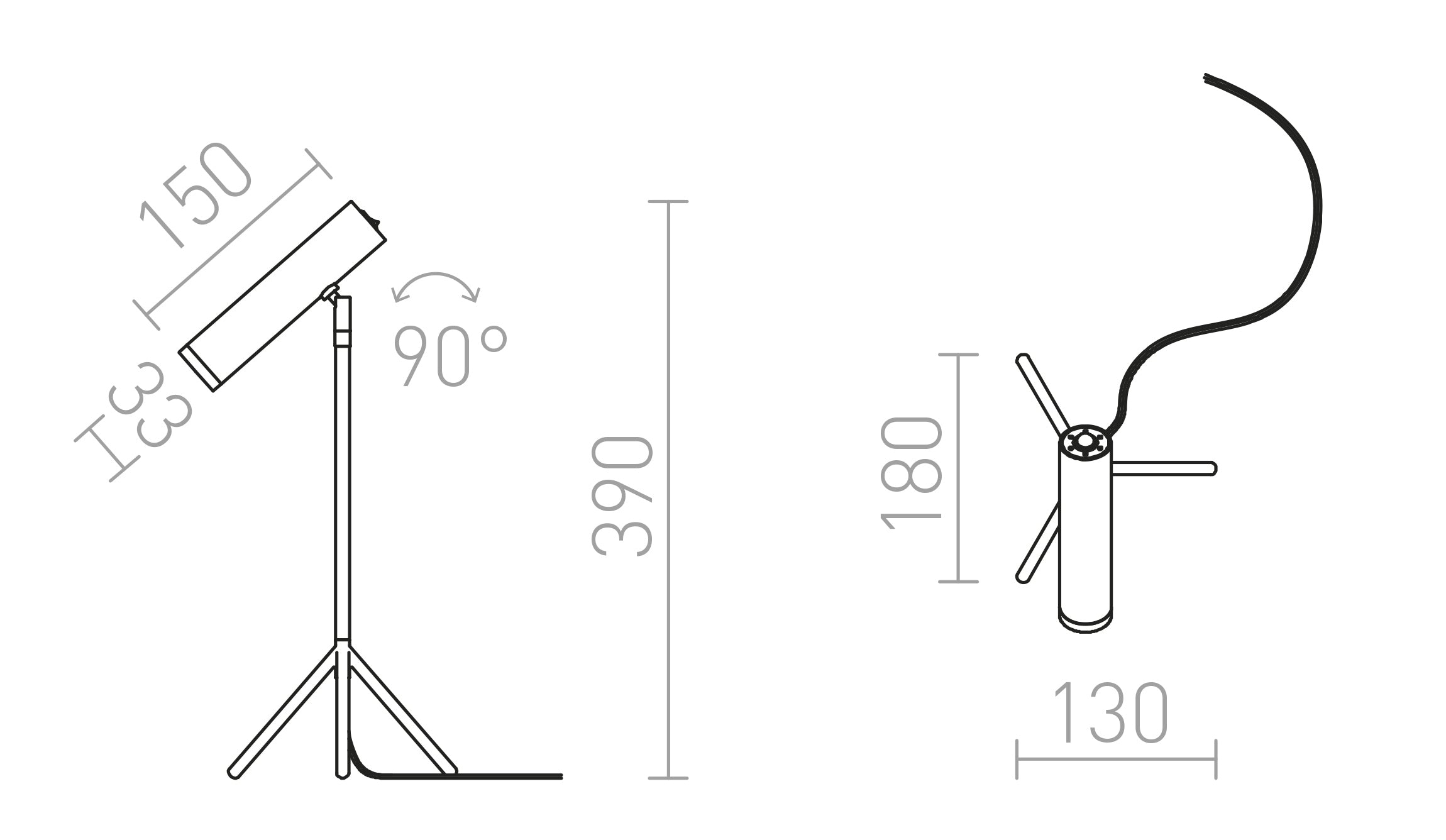 COZY ΕΠΙΤΡΑΠΕΖΙΟ - Product sketch