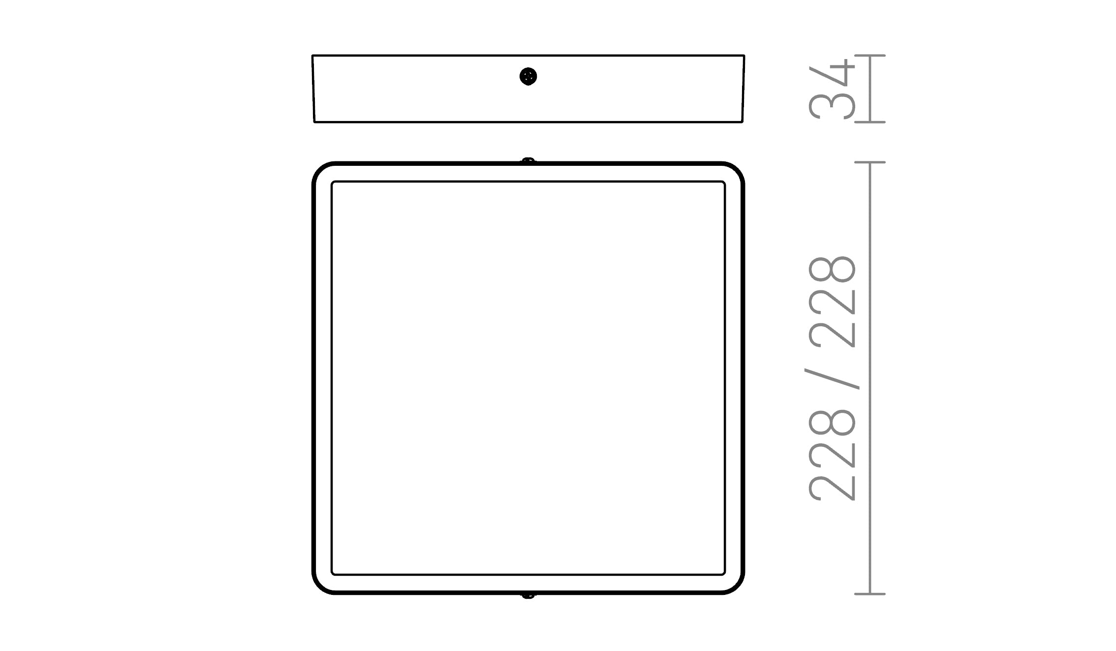 HUE SQ 22 ΟΡΟΦΗΣ - Product sketch