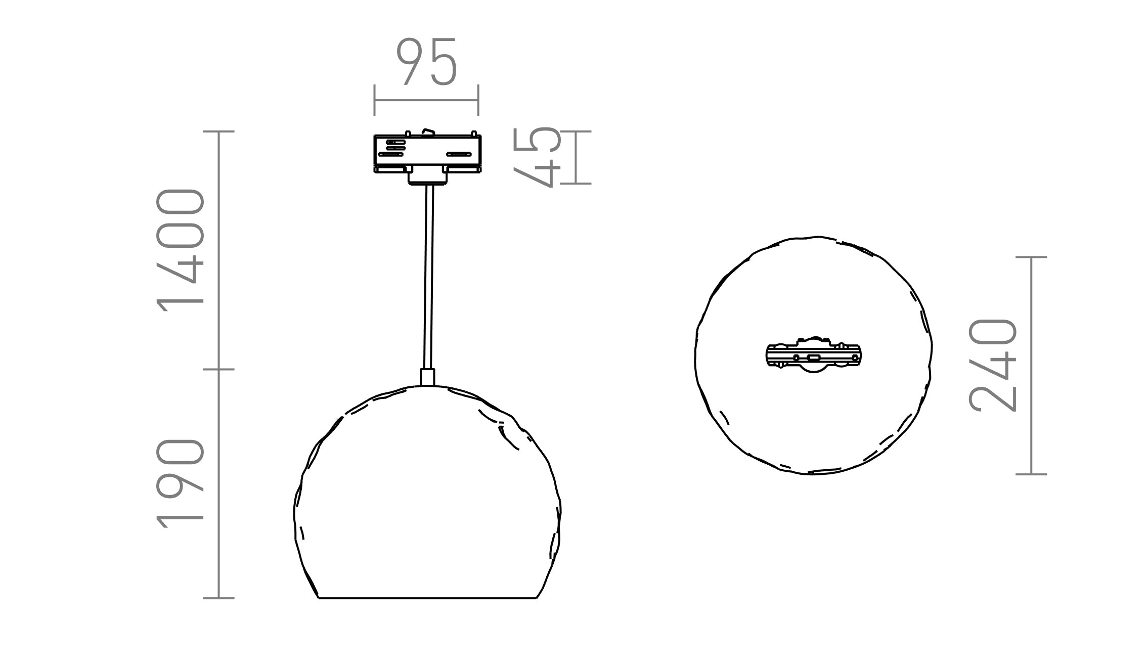 BLONDIE ΓΙΑ ΡΑΓΑ ΦΩΤΙΣΜΟΥ ΤΡΙΩΝ ΚΥΚΛΩΜΑΤΩΝ - Product sketch