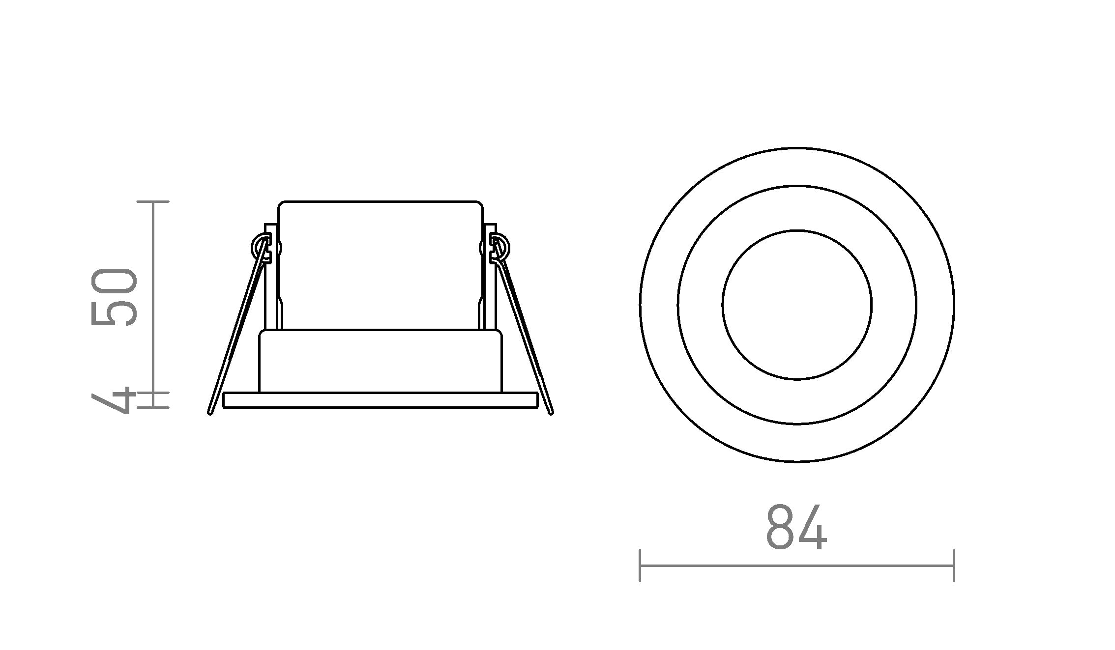 BELLA LED - Product sketch