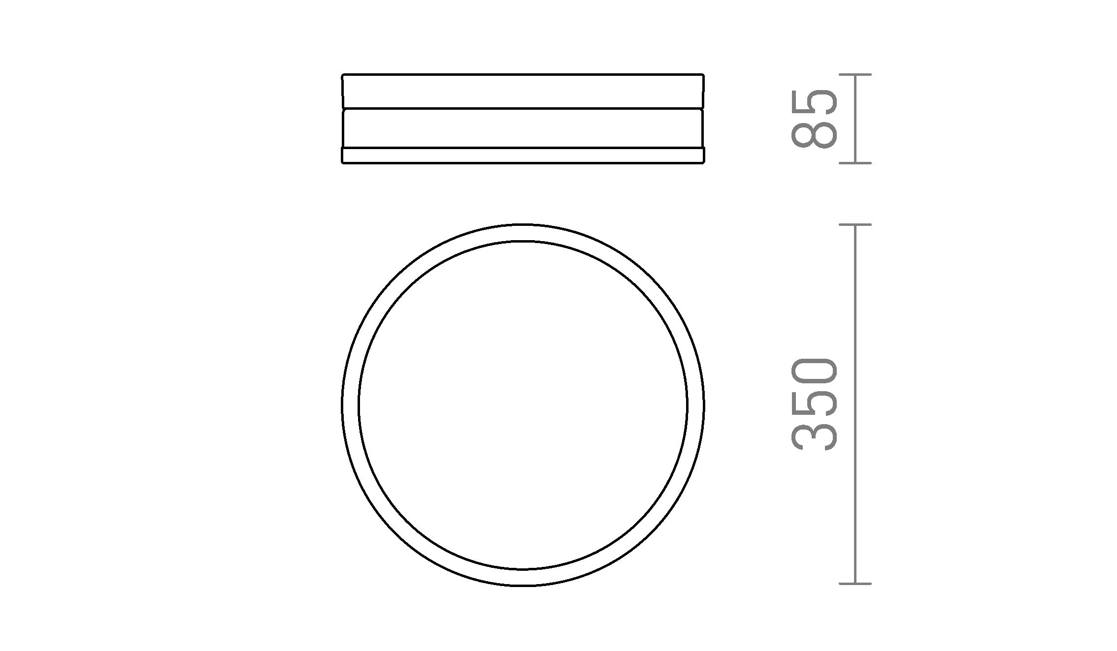 CIRA 35 IP44 - Product sketch