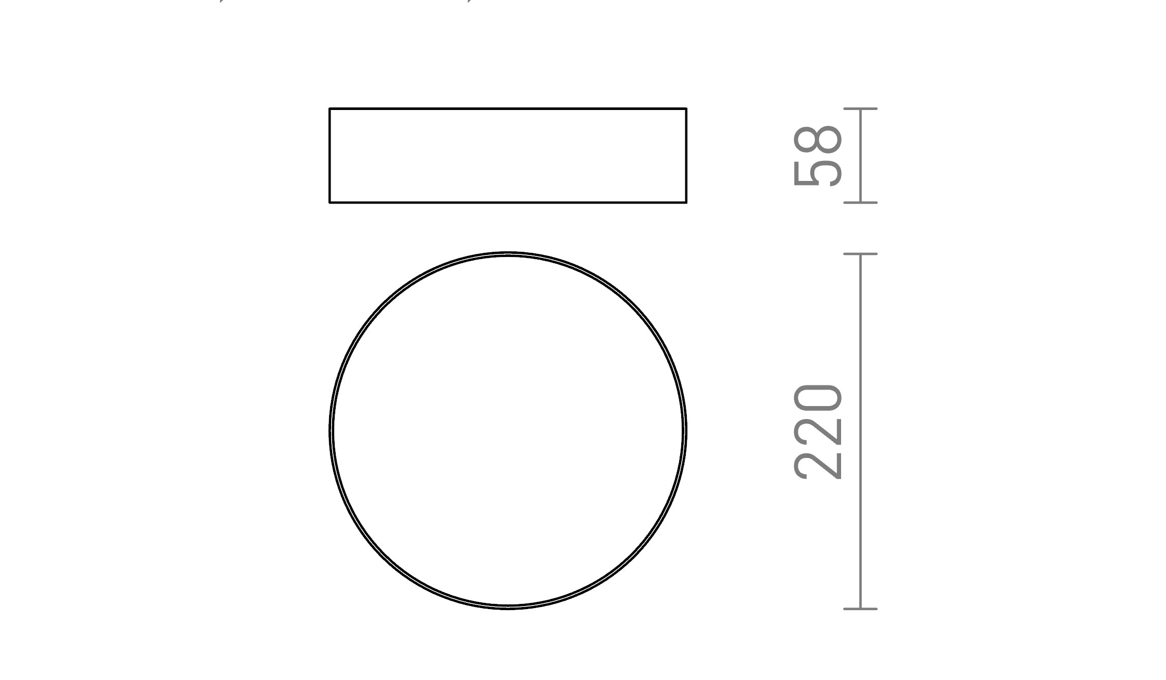 LARISA R 22 3CCT DIMM - Product sketch
