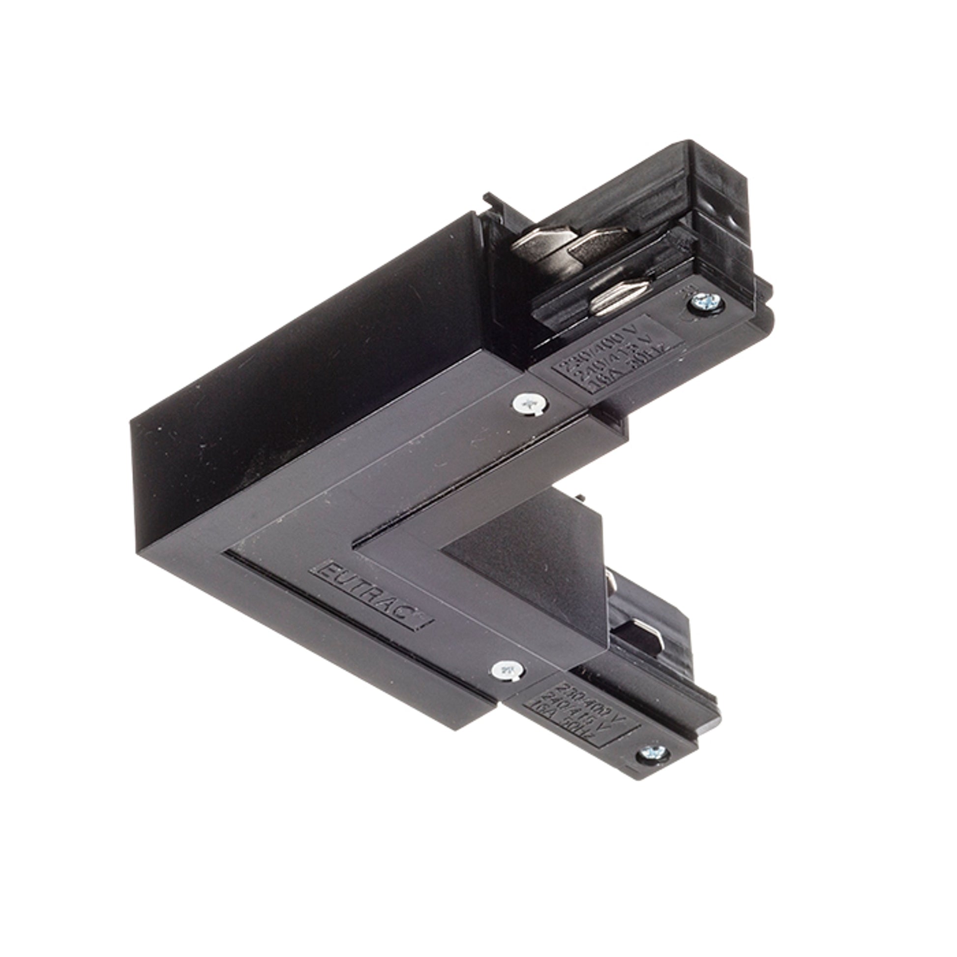 RENDL 3-circuit track system EUTRAC L connector inner polarity black 230V  R11324 1