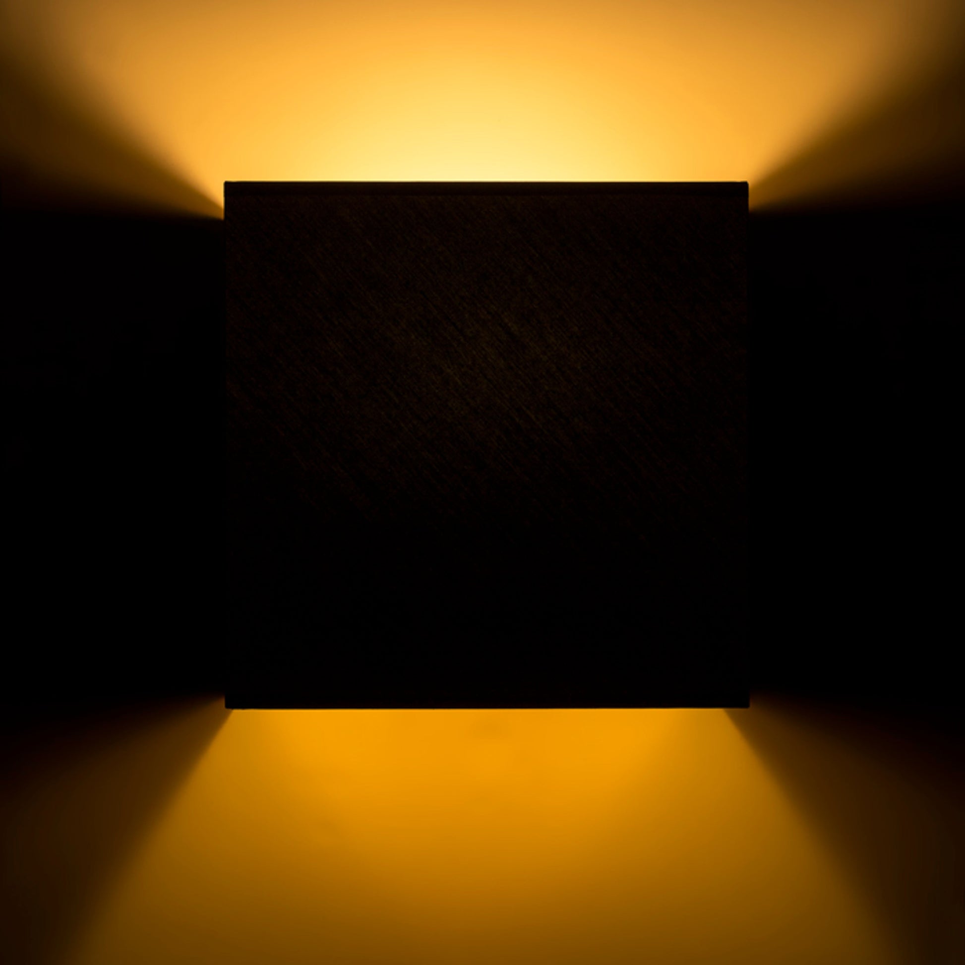 RENDL wall lamp LOPE W 25/14 wall  Polycotton black/golden foil 230V LED E27 15W R11365 2