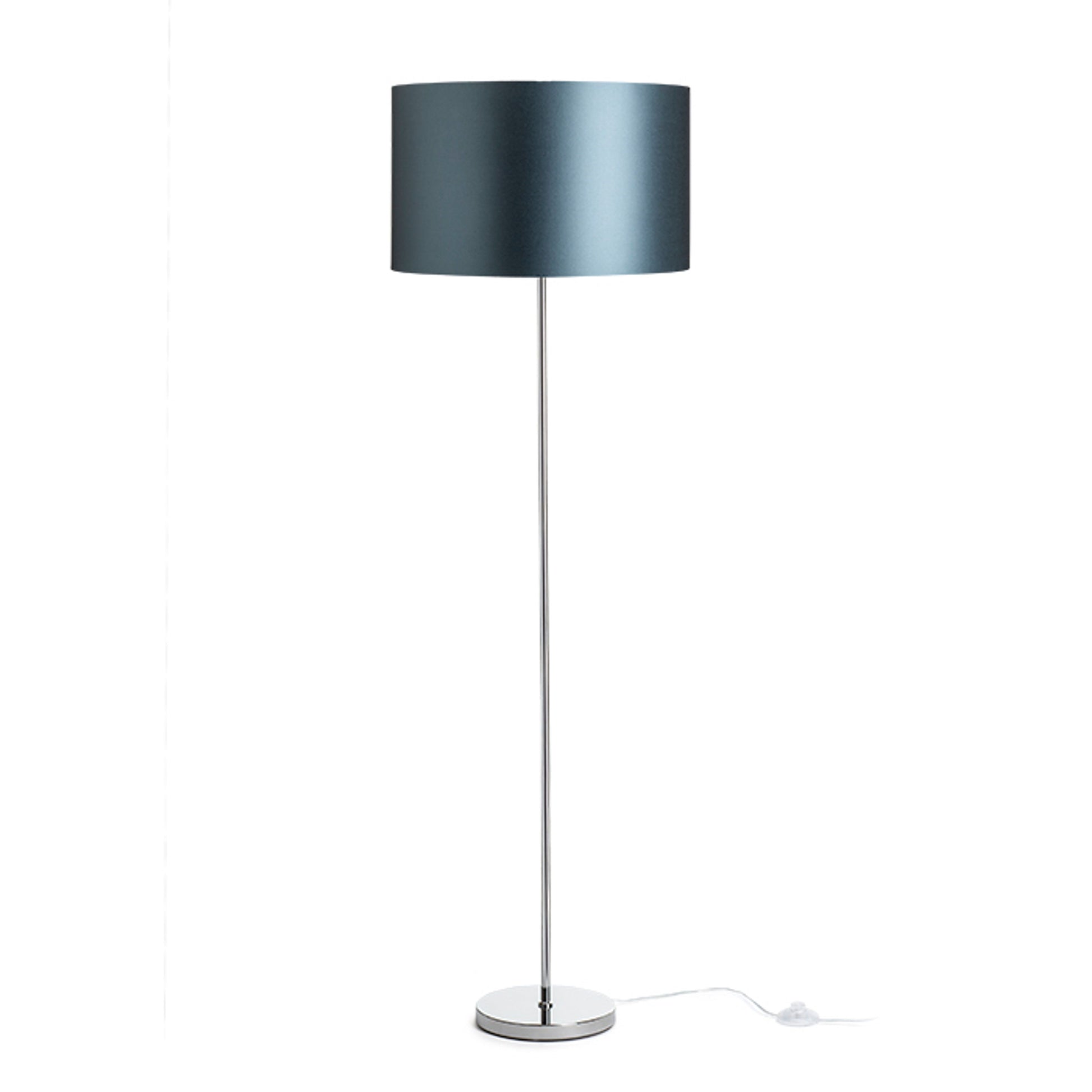 RENDL shades, shade bases, pendent sets RON 40/25 shade  Monaco petrol blue/silver PVC  max. 23W R11576 4
