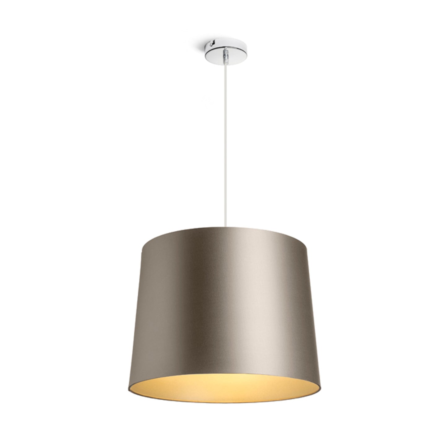 RENDL shades, shade bases, pendent sets ASPRO 40/30 shade  Monaco dove gray/silver PVC  max. 23W R11589 8