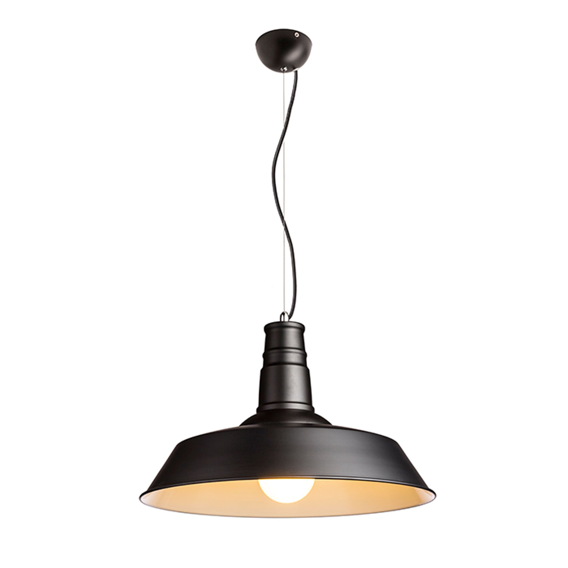 RENDL Outlet GOLDIE 46 pendant black/white  230V LED E27 30W R11690 1