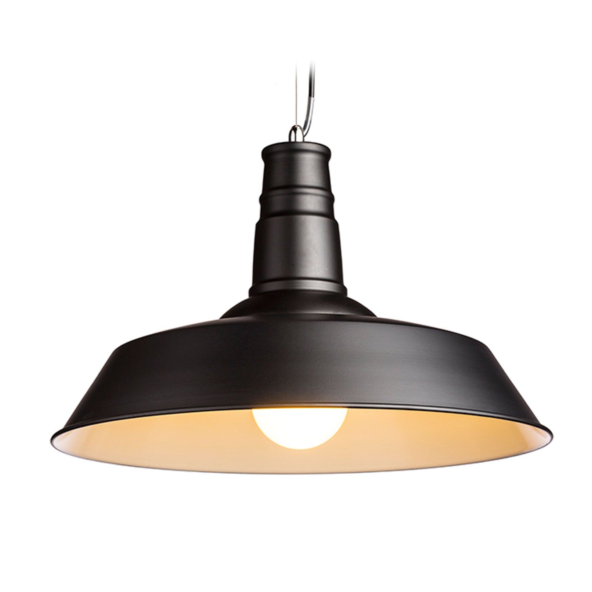 RENDL Outlet GOLDIE 46 pendant black/white  230V LED E27 30W R11690 3