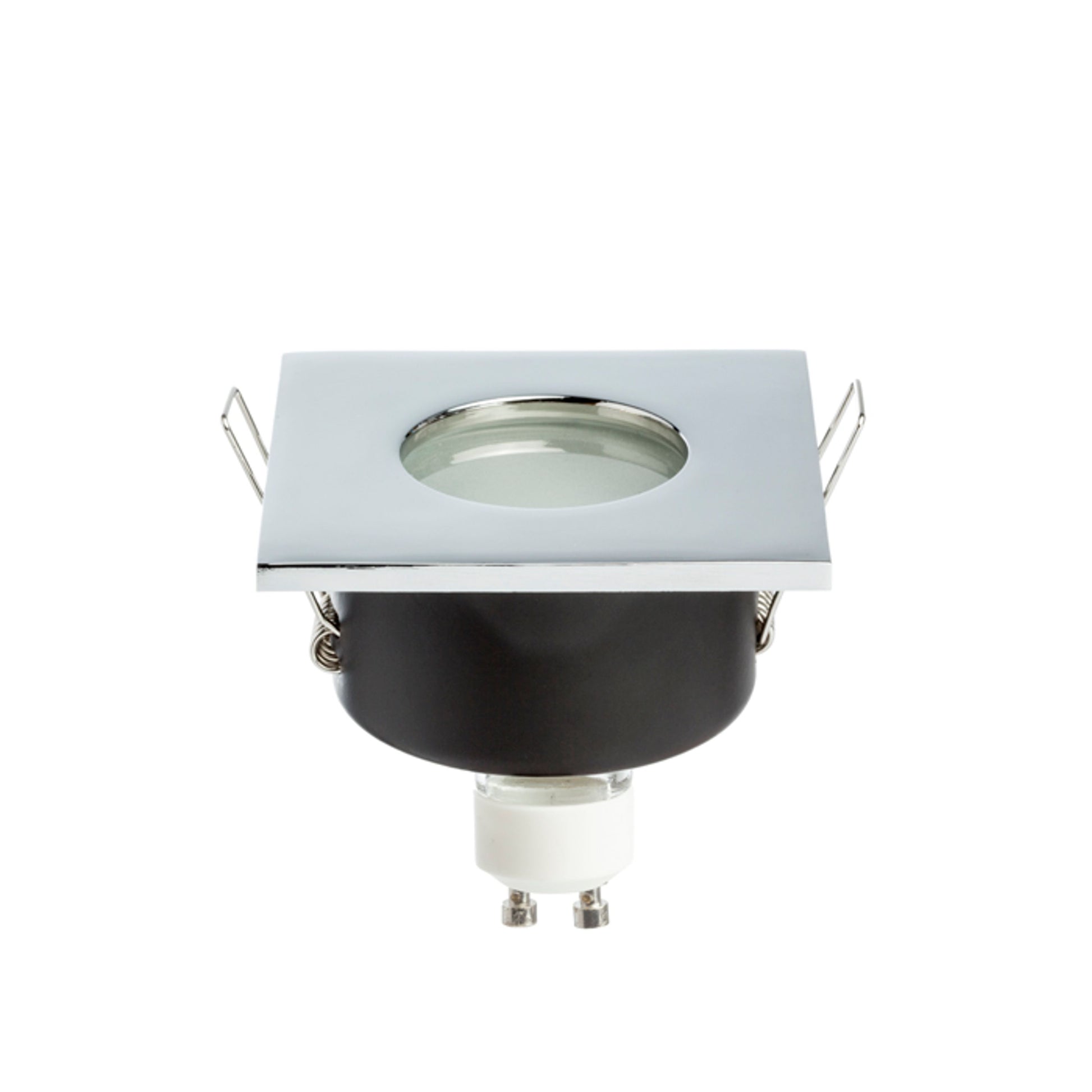 RENDL recessed light SPLASH SQ recessed chrome 230V LED GU10 8W IP65 R11735 4