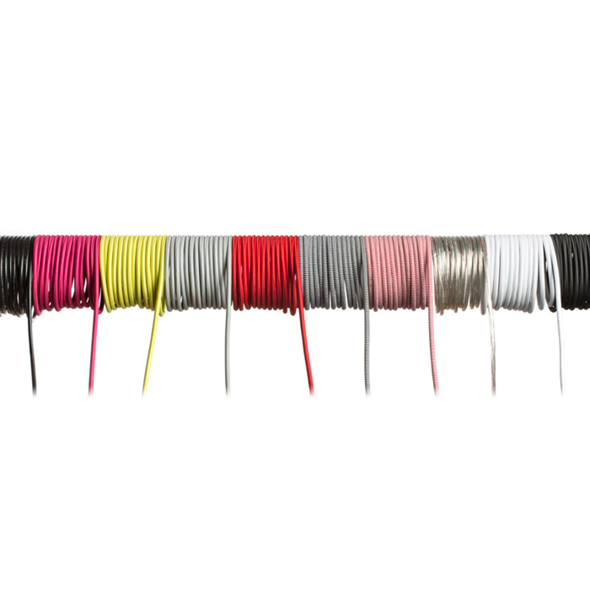 RENDL shades, shade bases, pendent sets FIT 3x0,75 PPM textile cable red   R12224 5