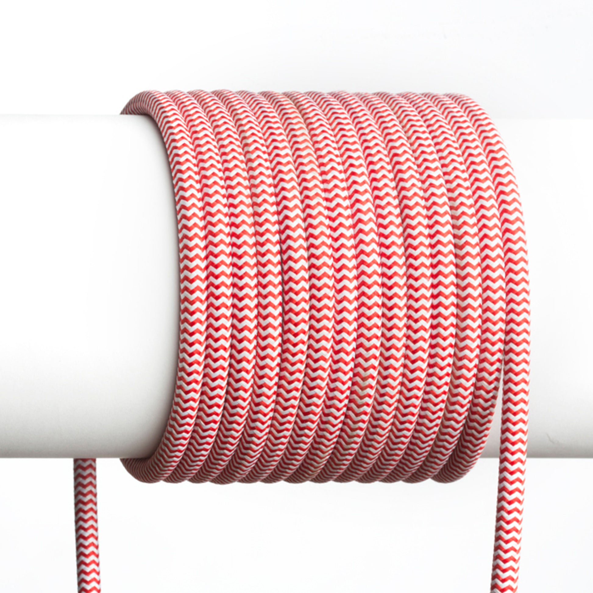RENDL shades, shade bases, pendent sets FIT 3x0,75 PPM textile cable red/white   R12227 1