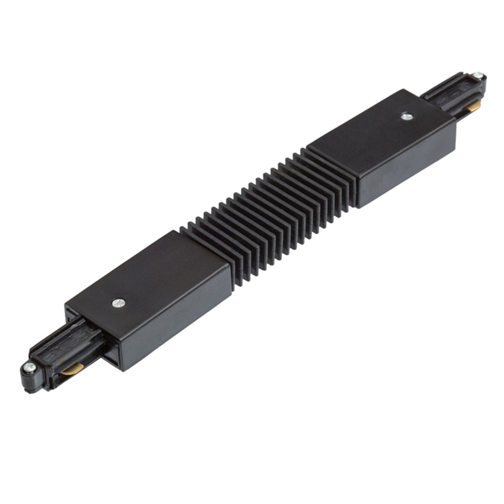 RENDL 1-circuit track system 1F flex connector black 230V  R12282 2