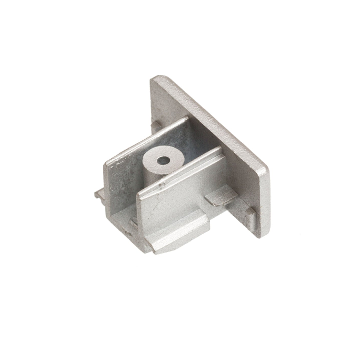 RENDL 1-circuit track system 1F end cap silver grey   R12292 2