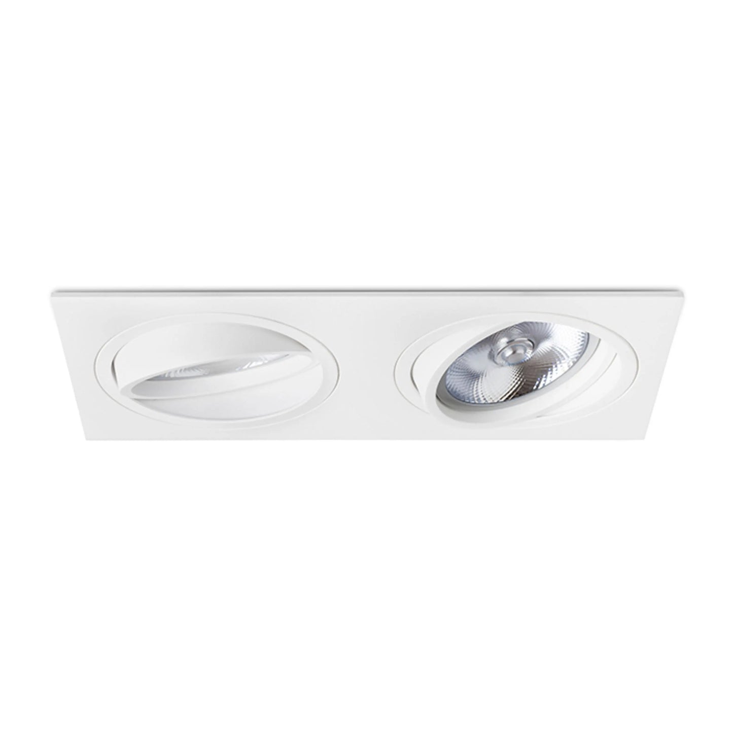 RENDL recessed light PASADENA G53 SQ II  white  230V LED G53 2x15W R12703 4