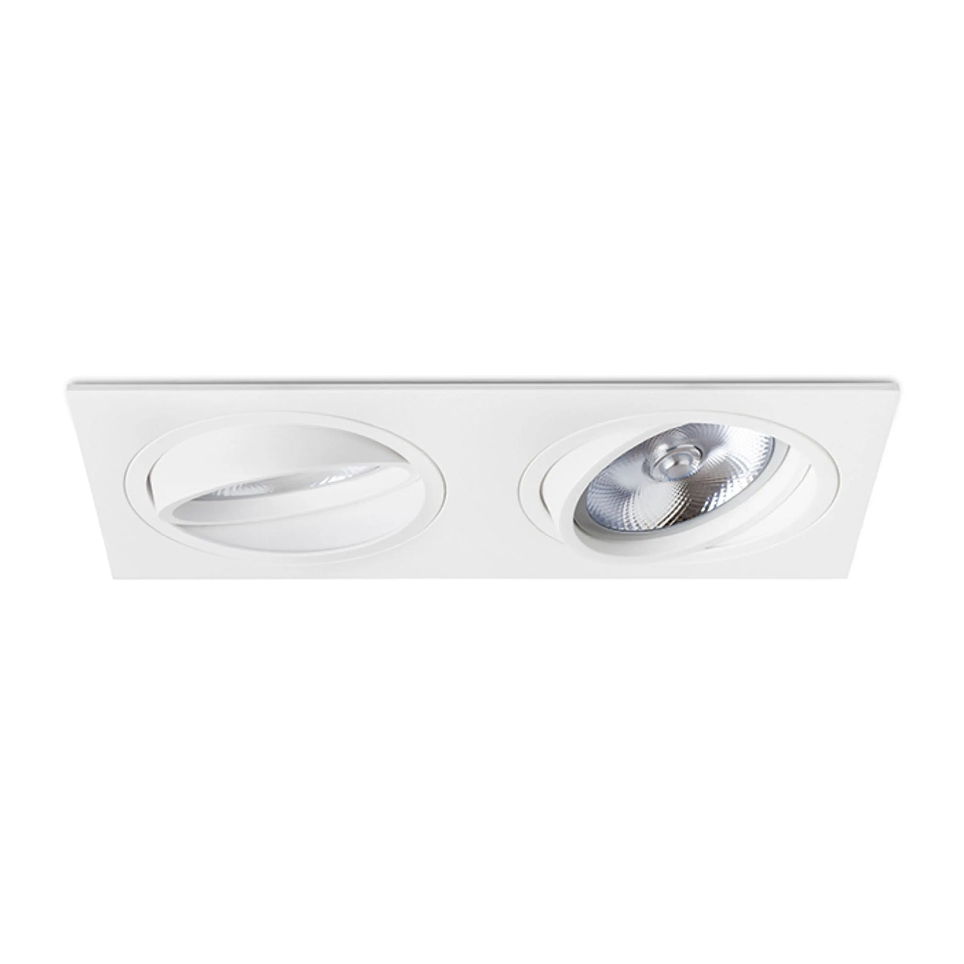 RENDL recessed light PASADENA G53 SQ II  white  230V LED G53 2x15W R12703 4