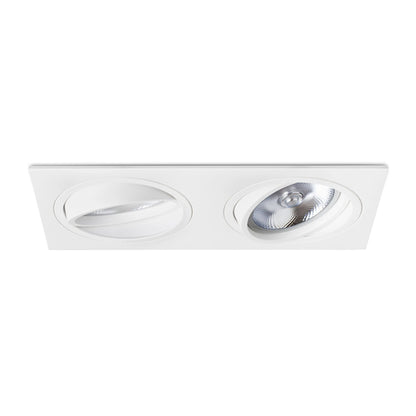 RENDL recessed light PASADENA G53 SQ II  white  230V LED G53 2x15W R12703 4