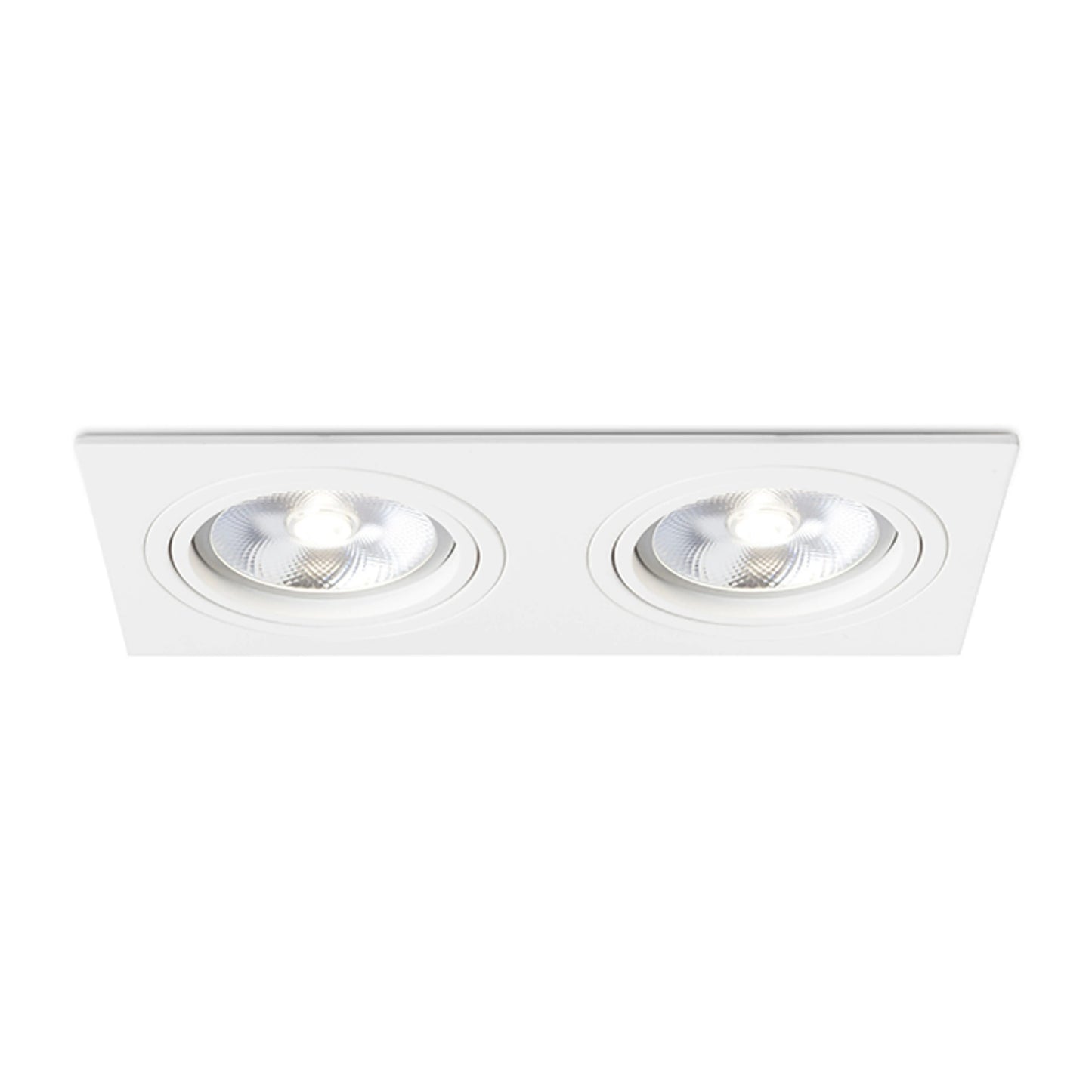 RENDL recessed light PASADENA G53 SQ II  white  230V LED G53 2x15W R12703 5