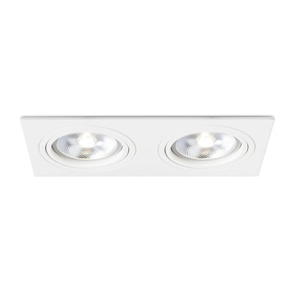 RENDL recessed light PASADENA G53 SQ II  white  230V LED G53 2x15W R12703 5