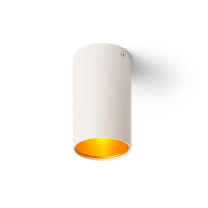 RENDL surface mounted lamp TUBA ceiling matte white/gold  230V LED GU10 7W R12745 1